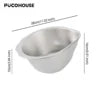Inclined Bottom Drainage Basin - Multi-Functional Colander for Pasta, Rice & Produce, Time-Saving Kitchen Sink Helper