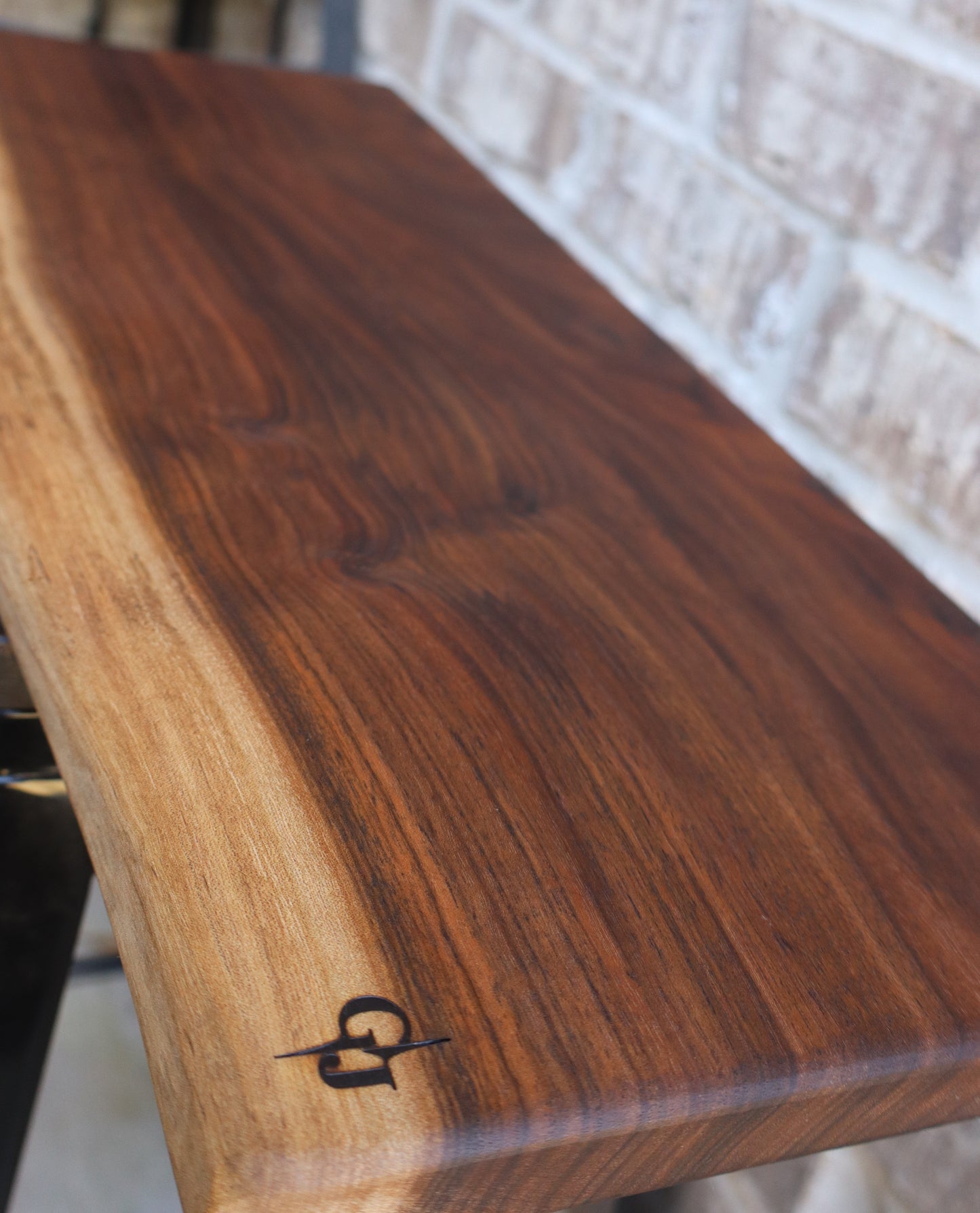 Walnut Live Edge Serving Board