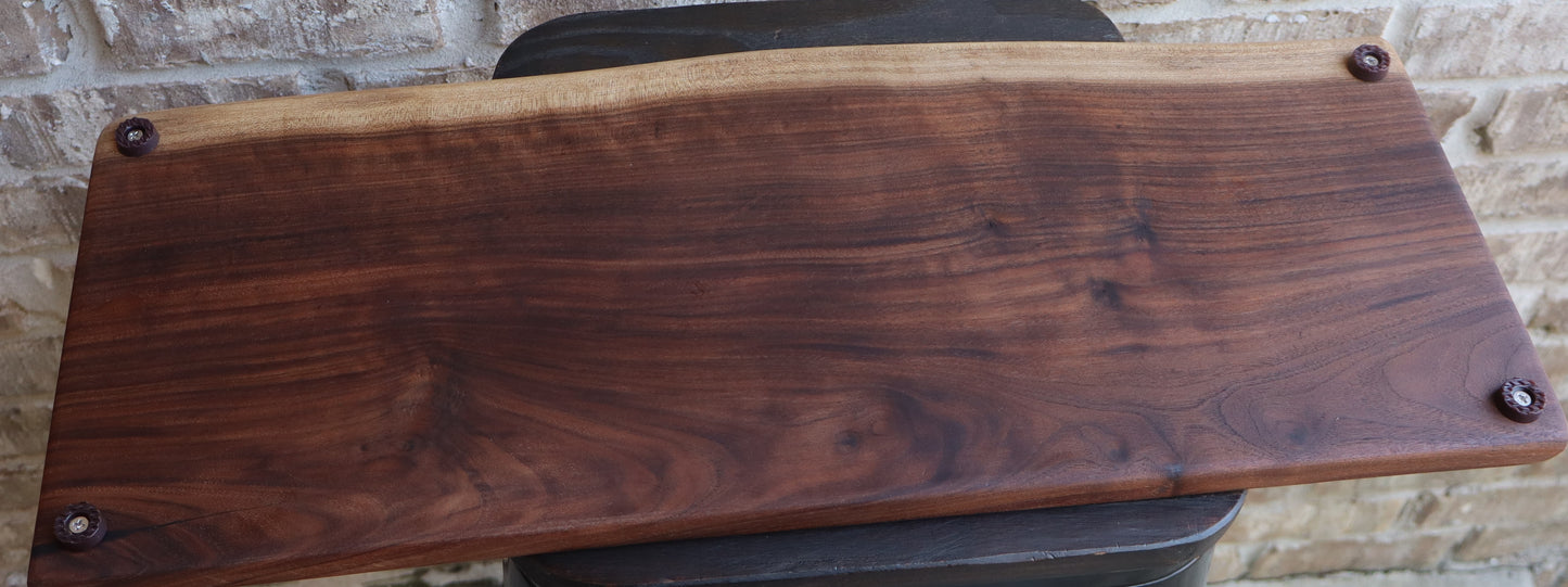 Walnut Live Edge Serving Board