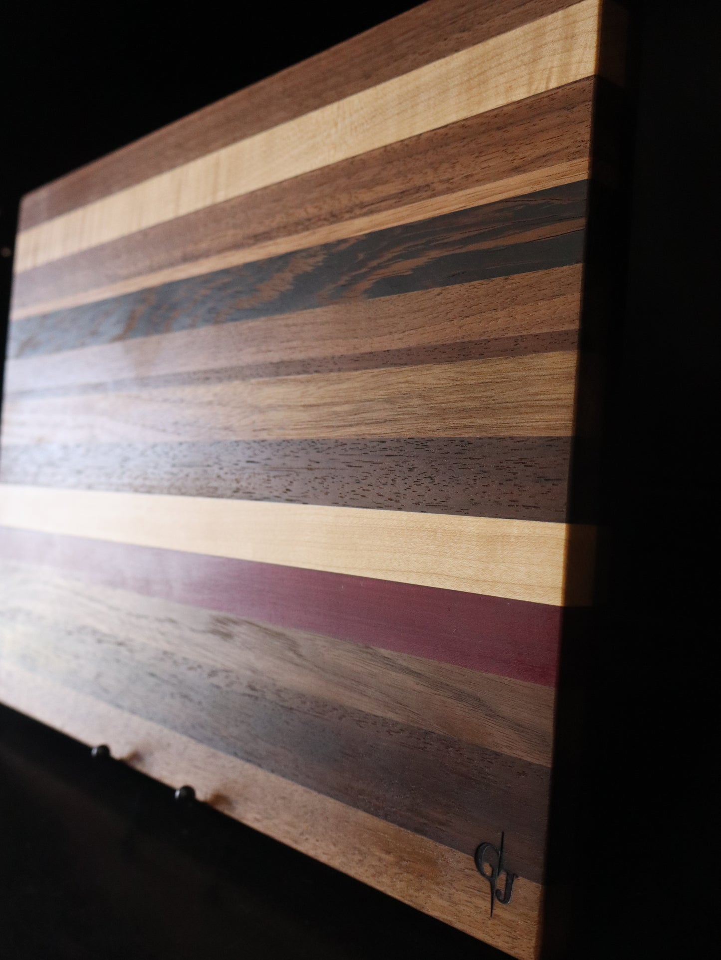 Multi Hardwood Edge Grain Cutting Board