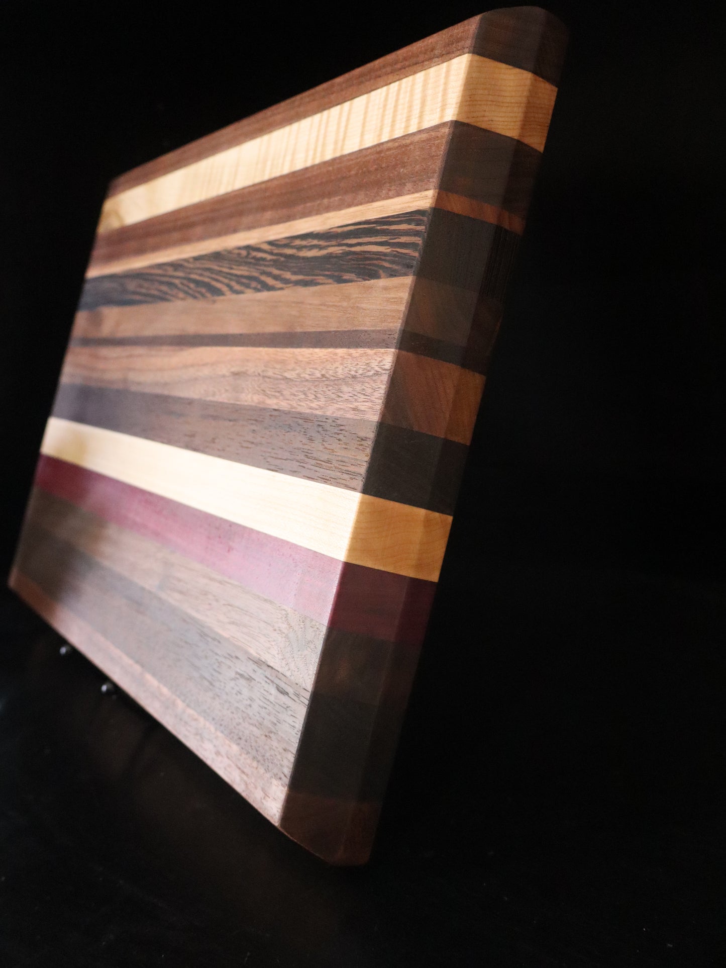 Multi Hardwood Edge Grain Cutting Board