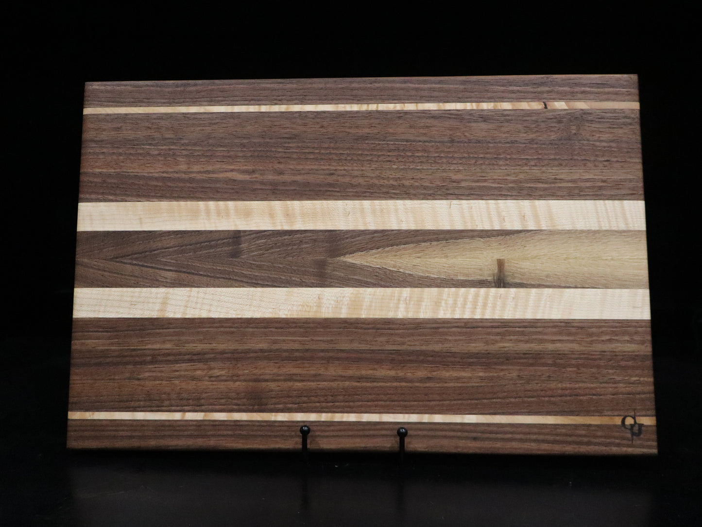Walnut/ Rustic Walnut / Curly Maple Cutting Board