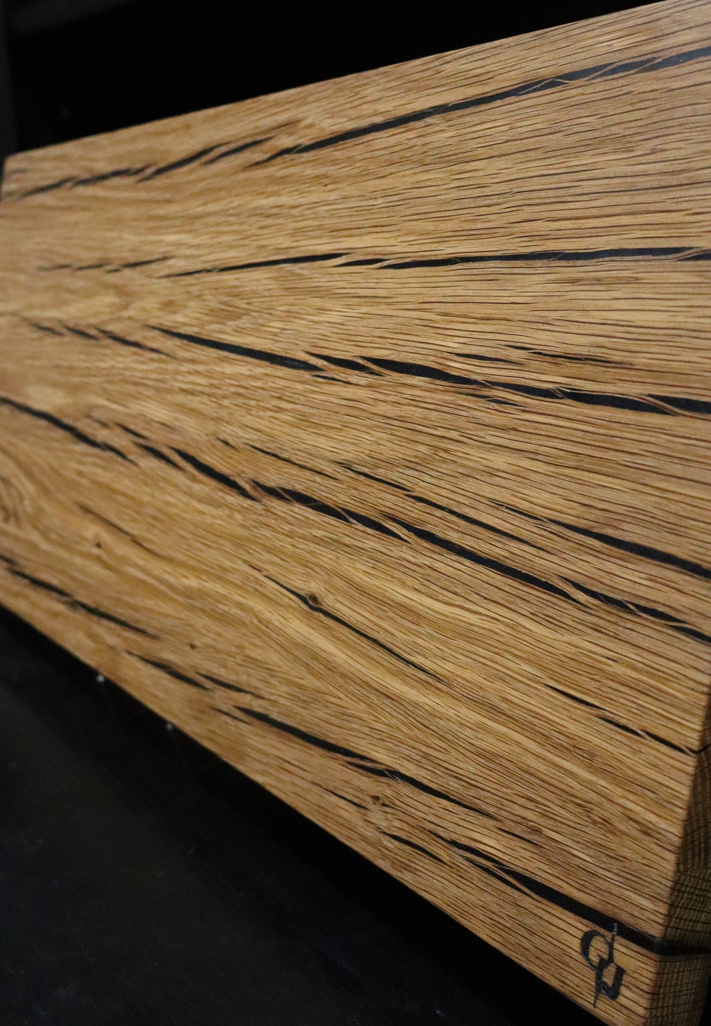 White Oak Serving Board with Epoxy Resin