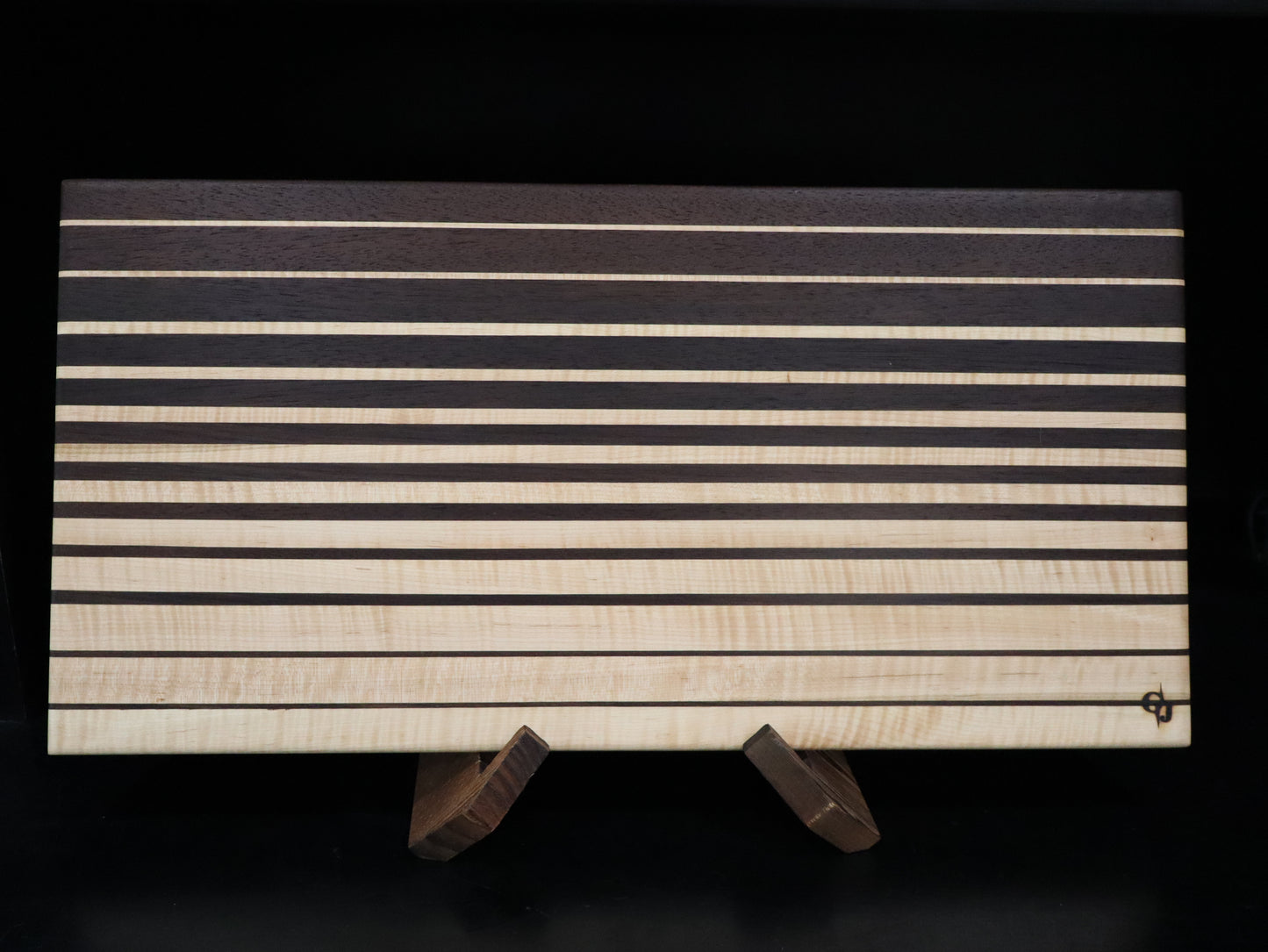 Maple and Walnut Ombre Large Edge Grain Brisket Board