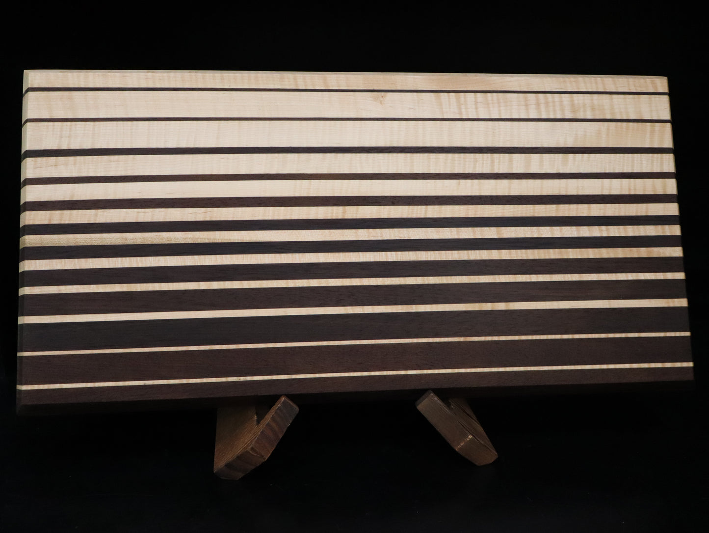 Maple and Walnut Ombre Large Edge Grain Brisket Board