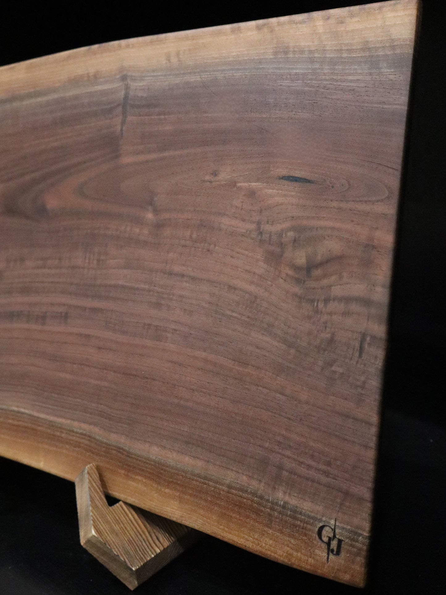Walnut Live Edge Serving Board