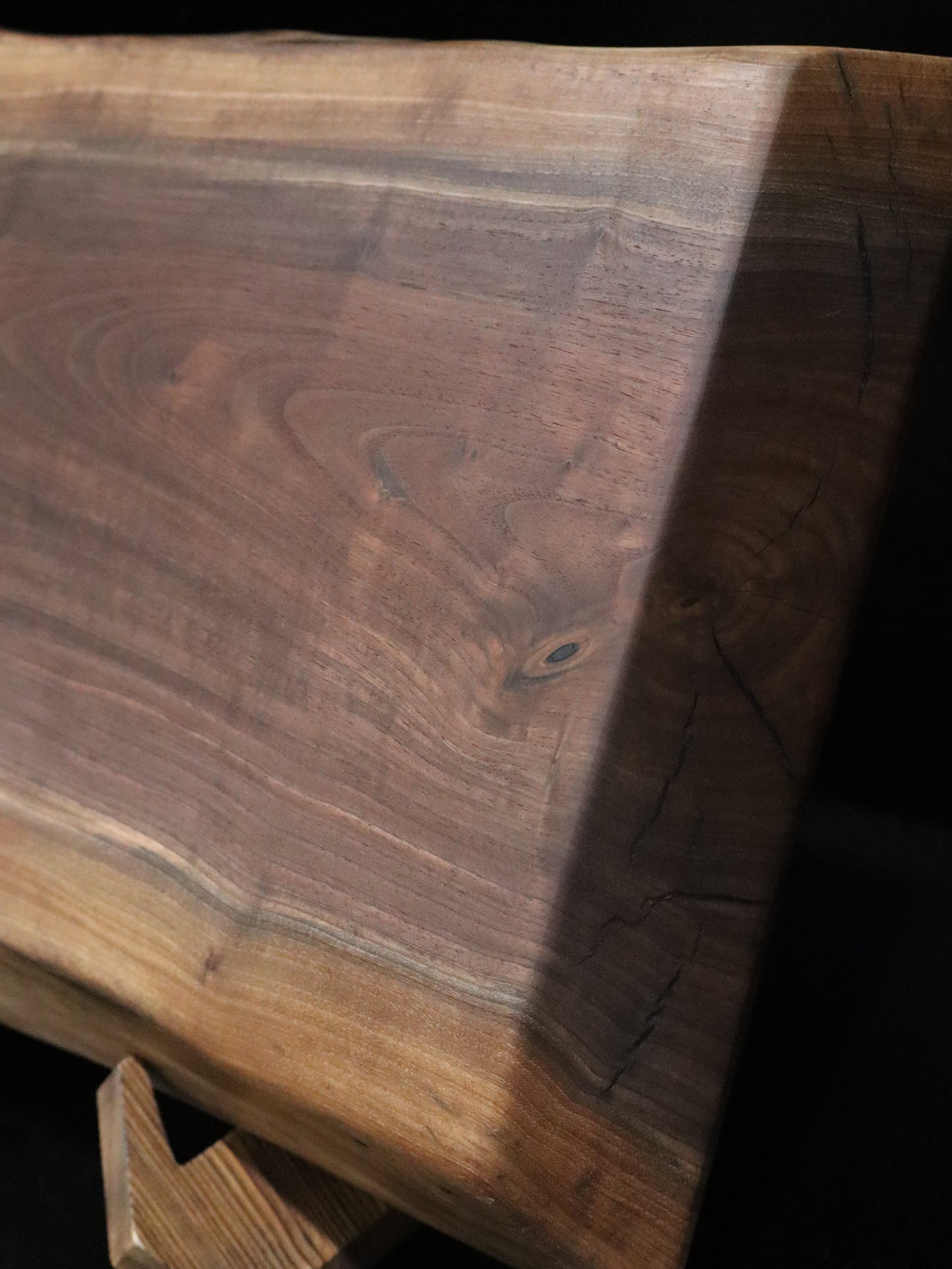 Walnut Live Edge Serving Board
