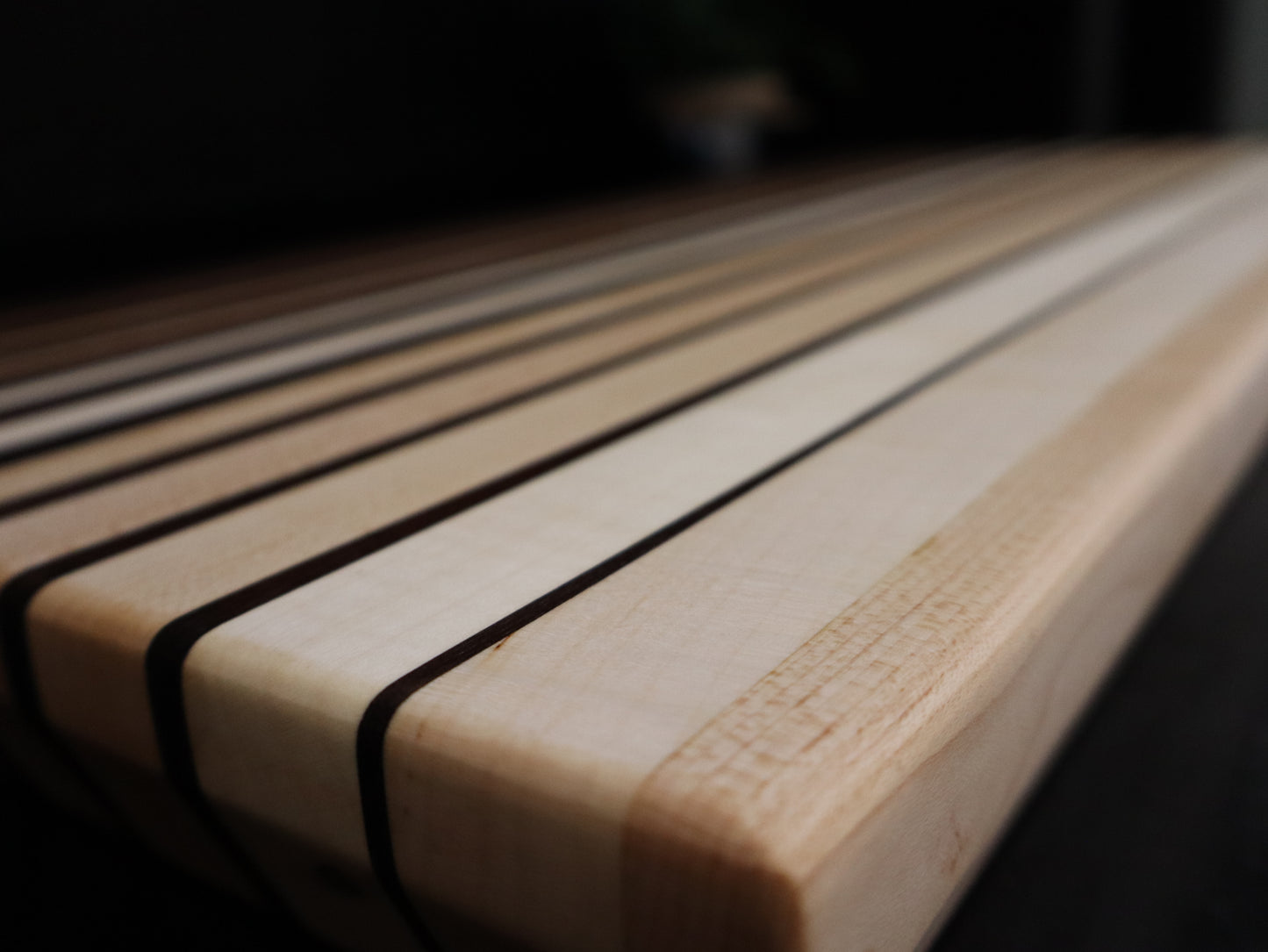 Maple and Walnut Ombre Large Cutting Board