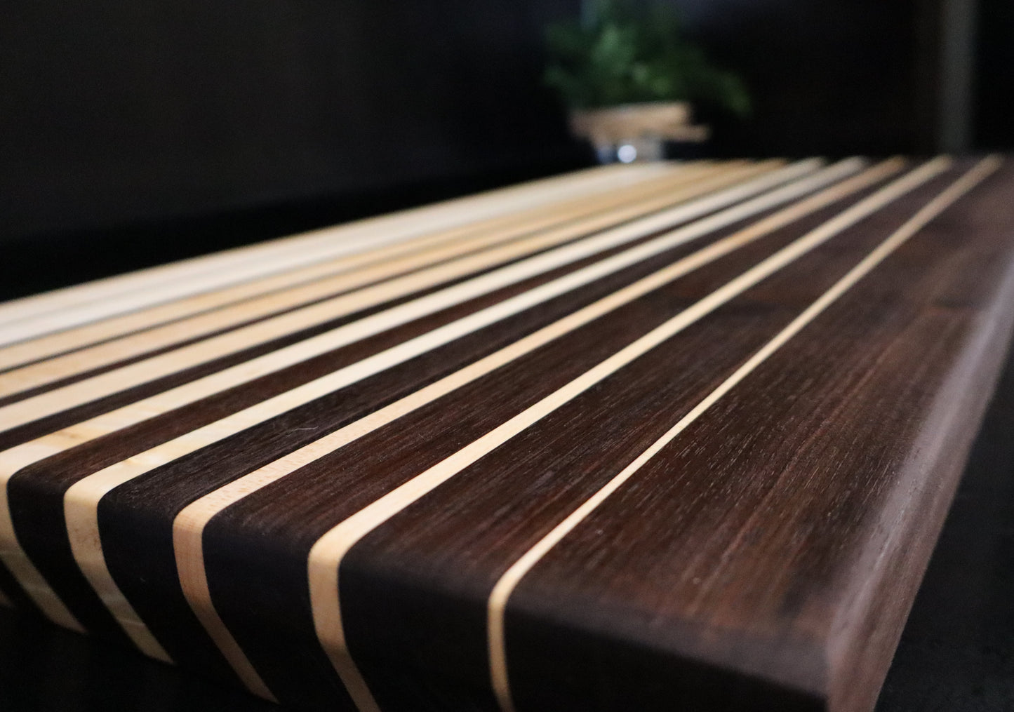 Maple and Walnut Ombre Large Cutting Board