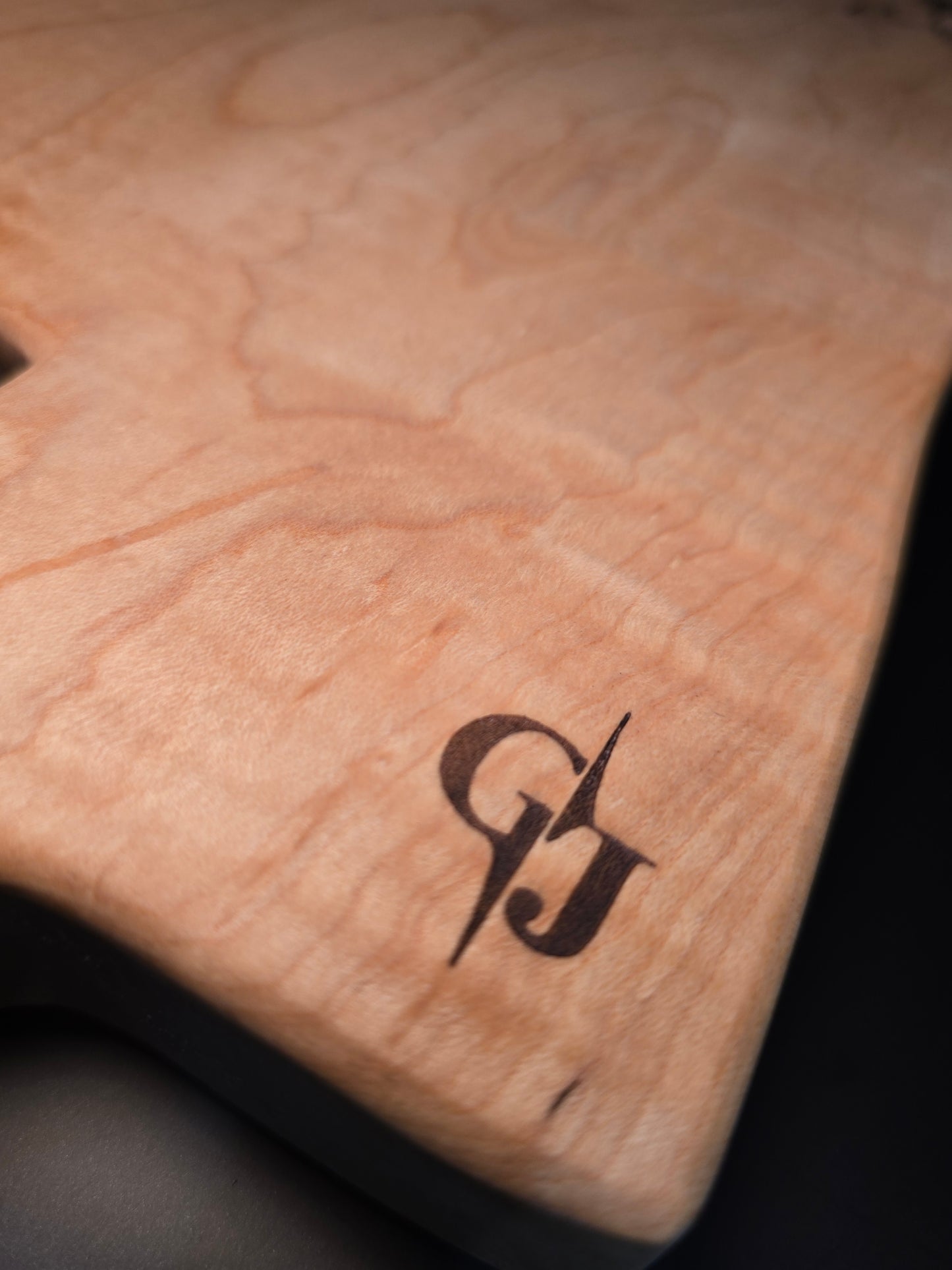 Mississippi Shaped Curly Maple Cheese Board
