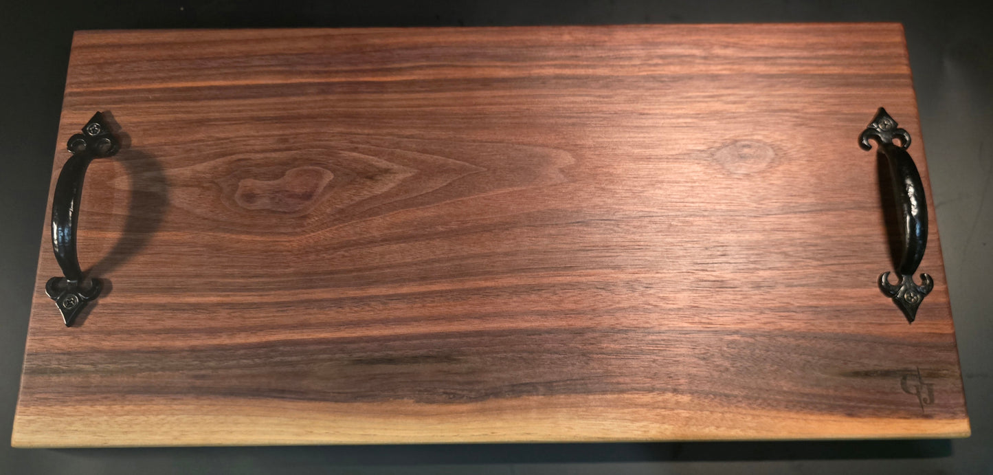 Walnut Cheese board with handles