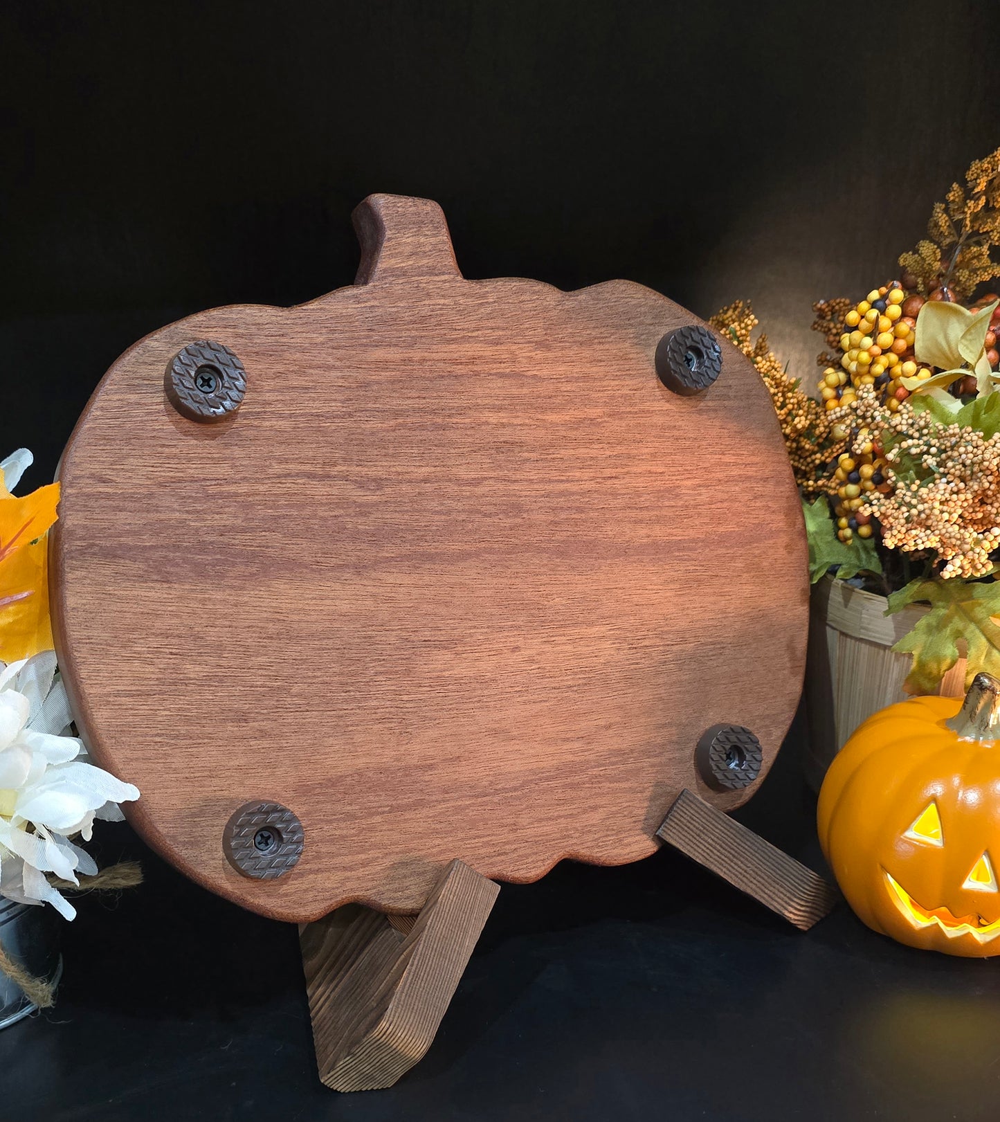 Mahogany Pumpkin-shaped Cheese Board