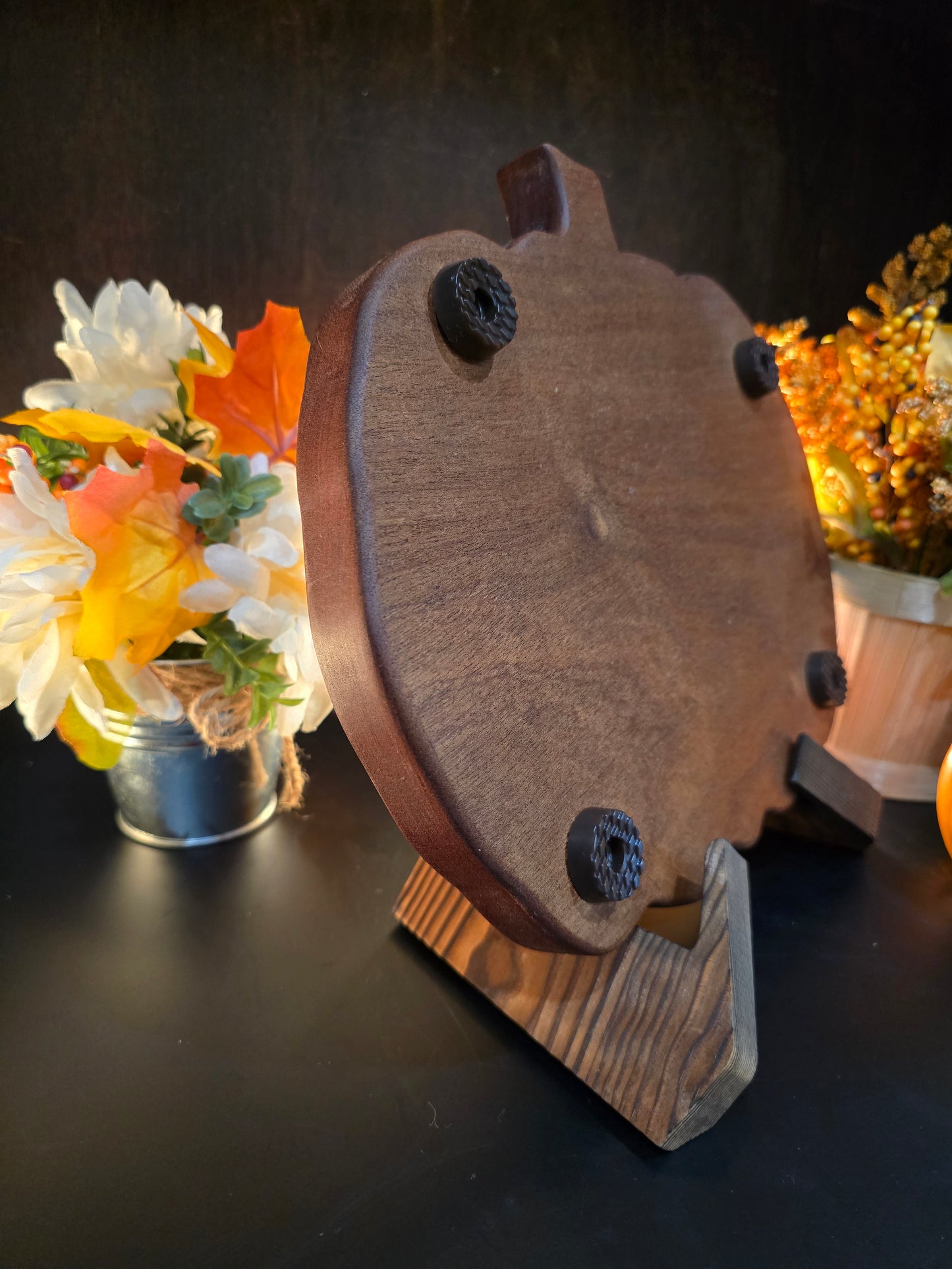 Mahogany Pumpkin-shaped Cheese Board