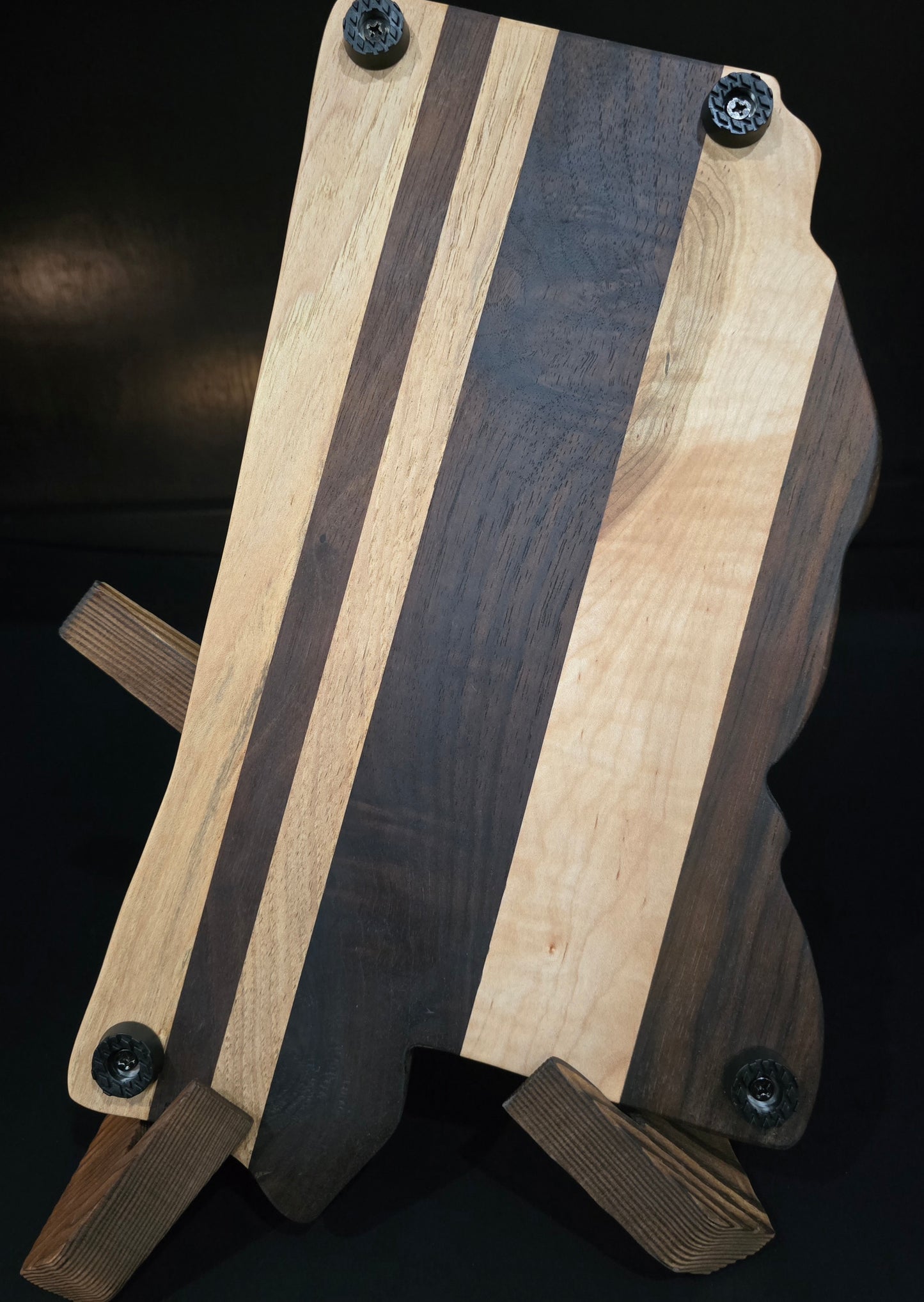 Mississippi Shaped Multi-Hardwood Cheese Board