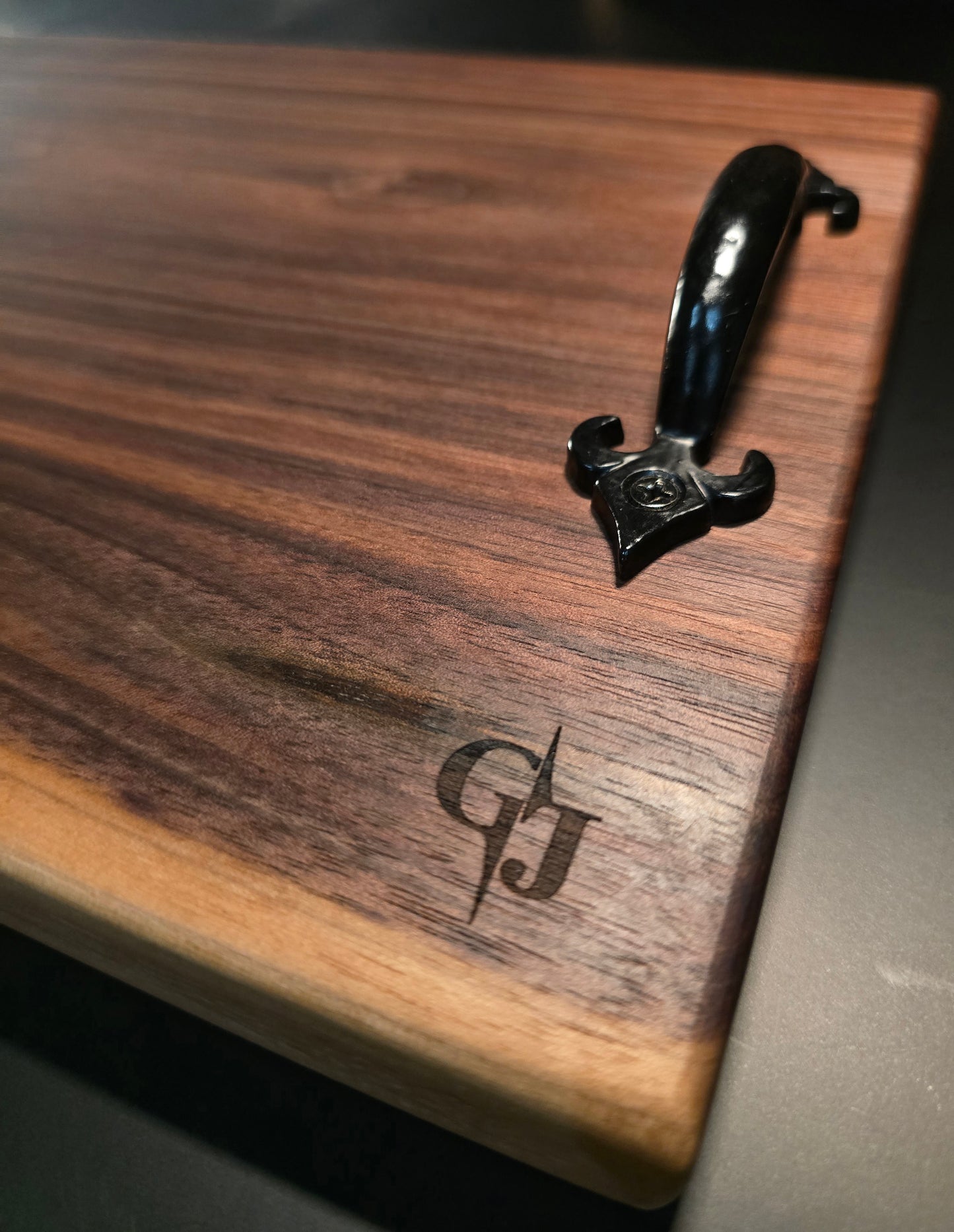 Walnut Cheese board with handles