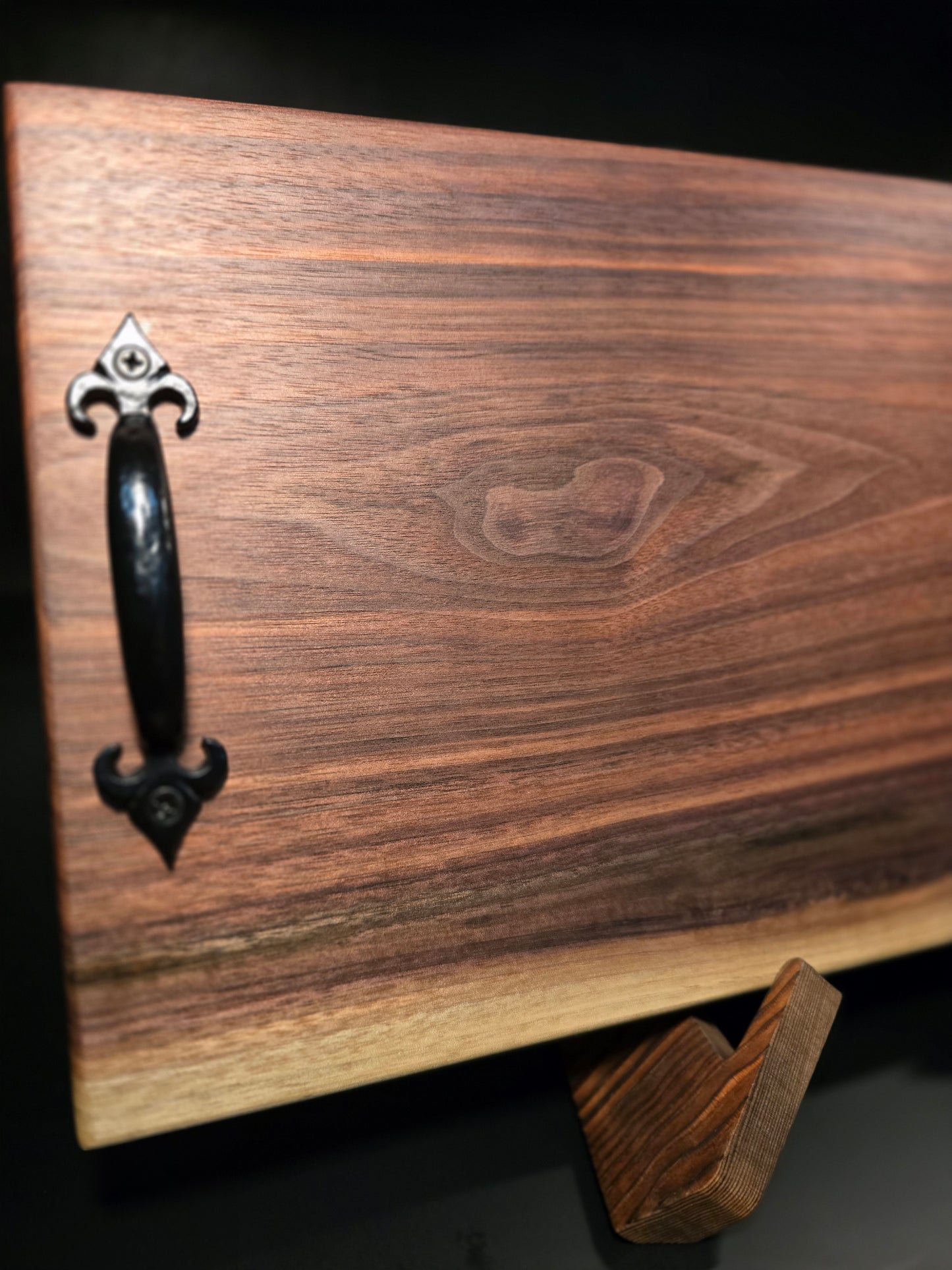 Walnut Cheese board with handles