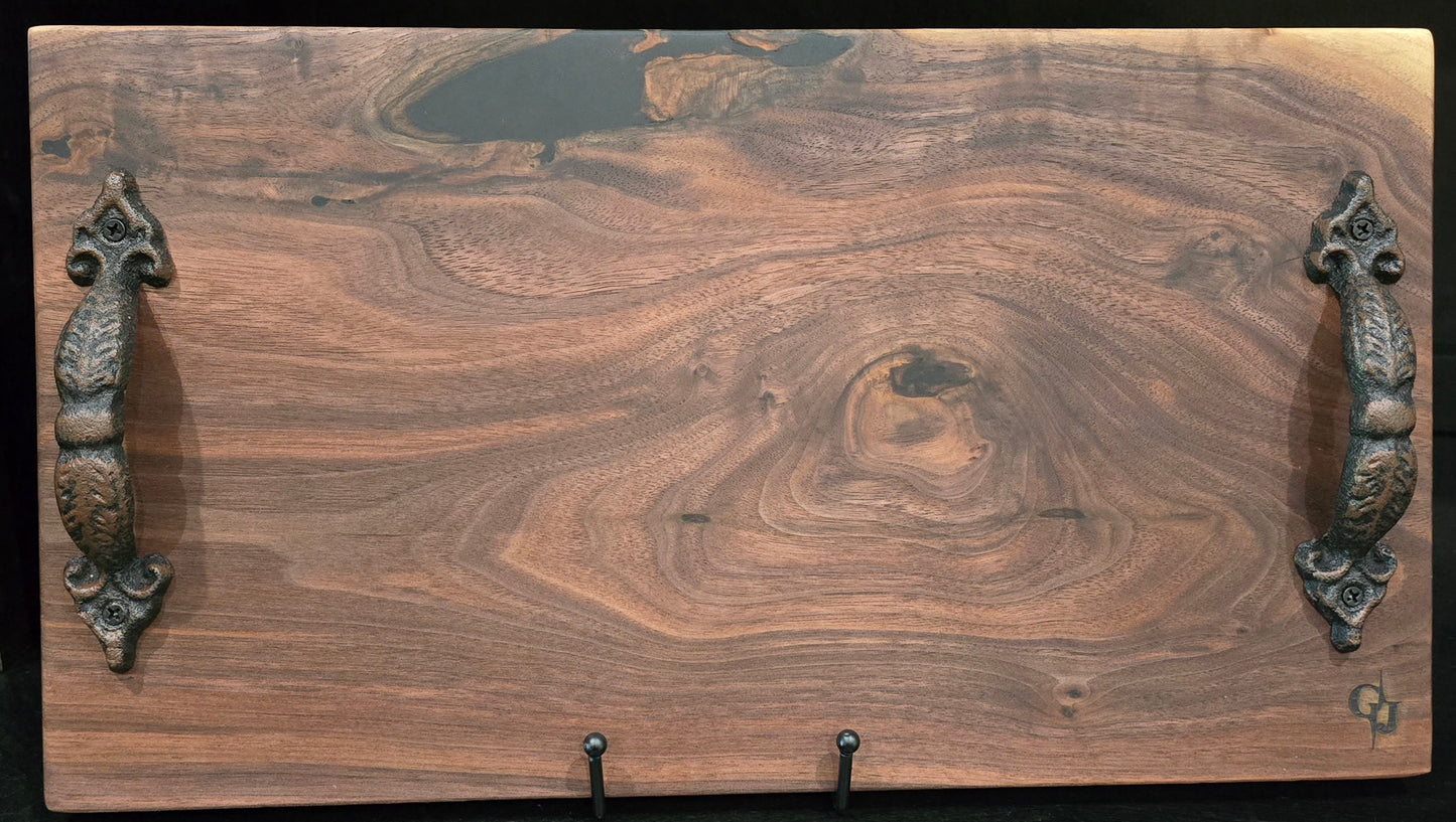 Walnut Serving Board with Handles