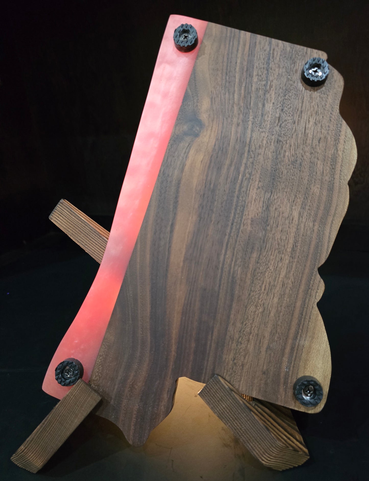 Mississippi Shaped Walnut and EpoxyCheese Board