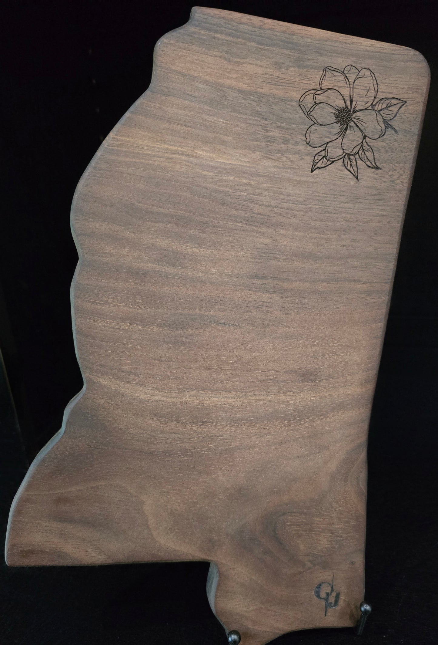 Mississippi Shaped Nogal Cheese Board