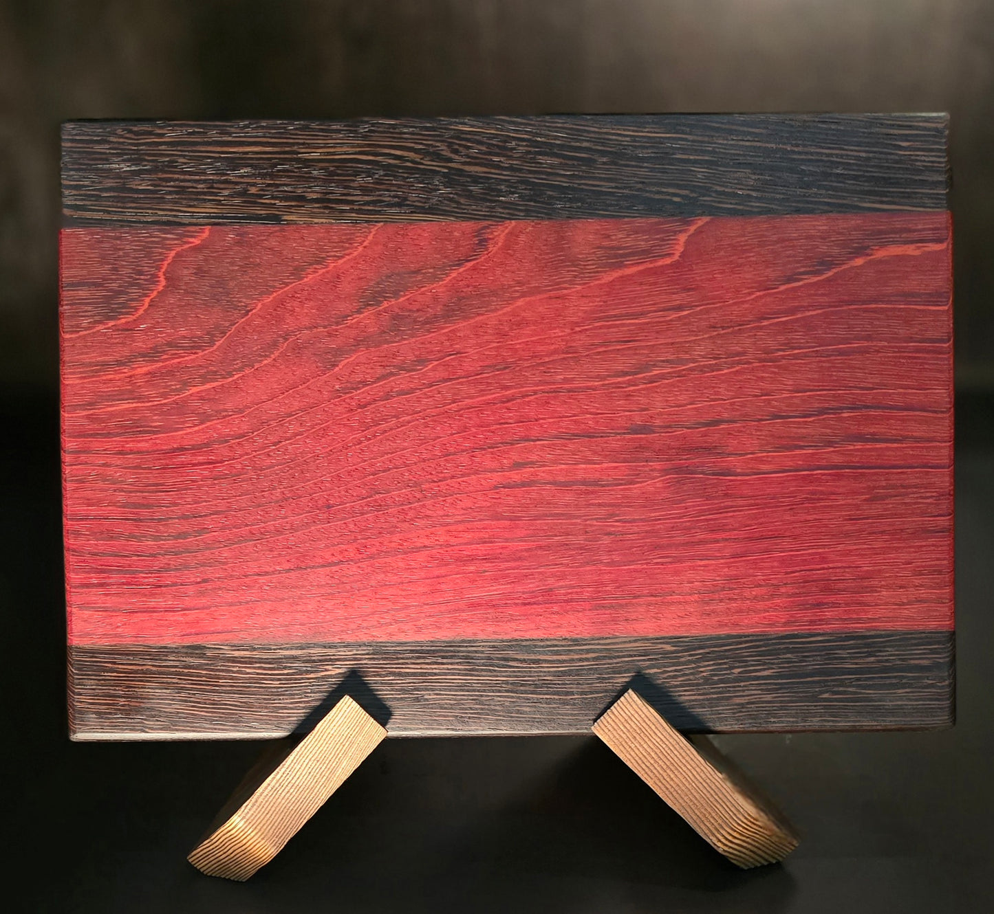 Padauk and Wenge Cheese board with handles