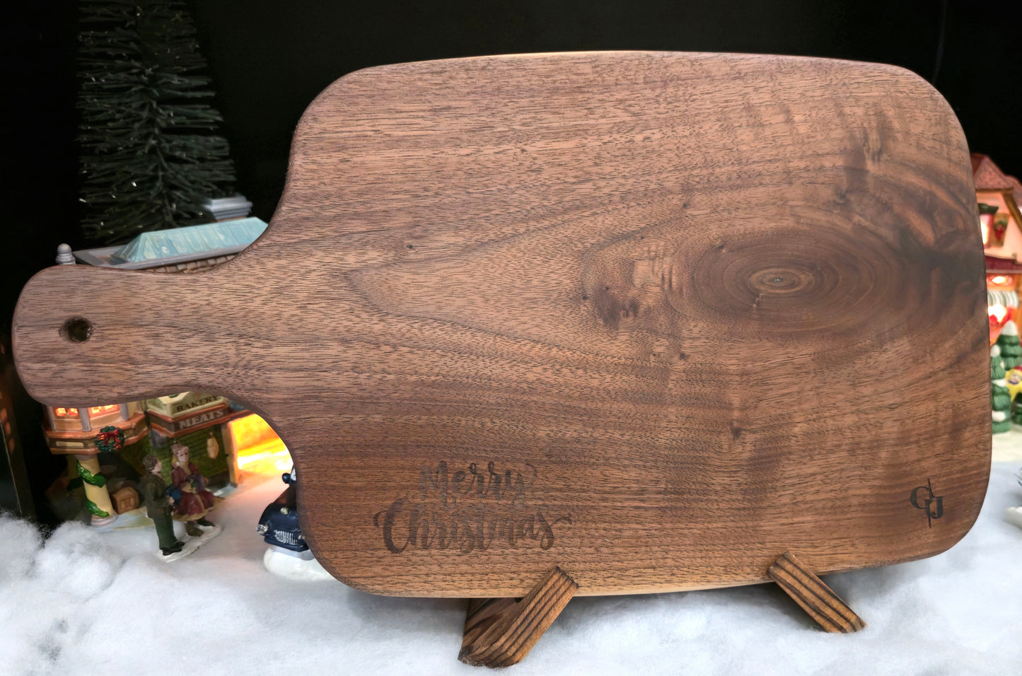 Christmas Paddle Cheese Board
