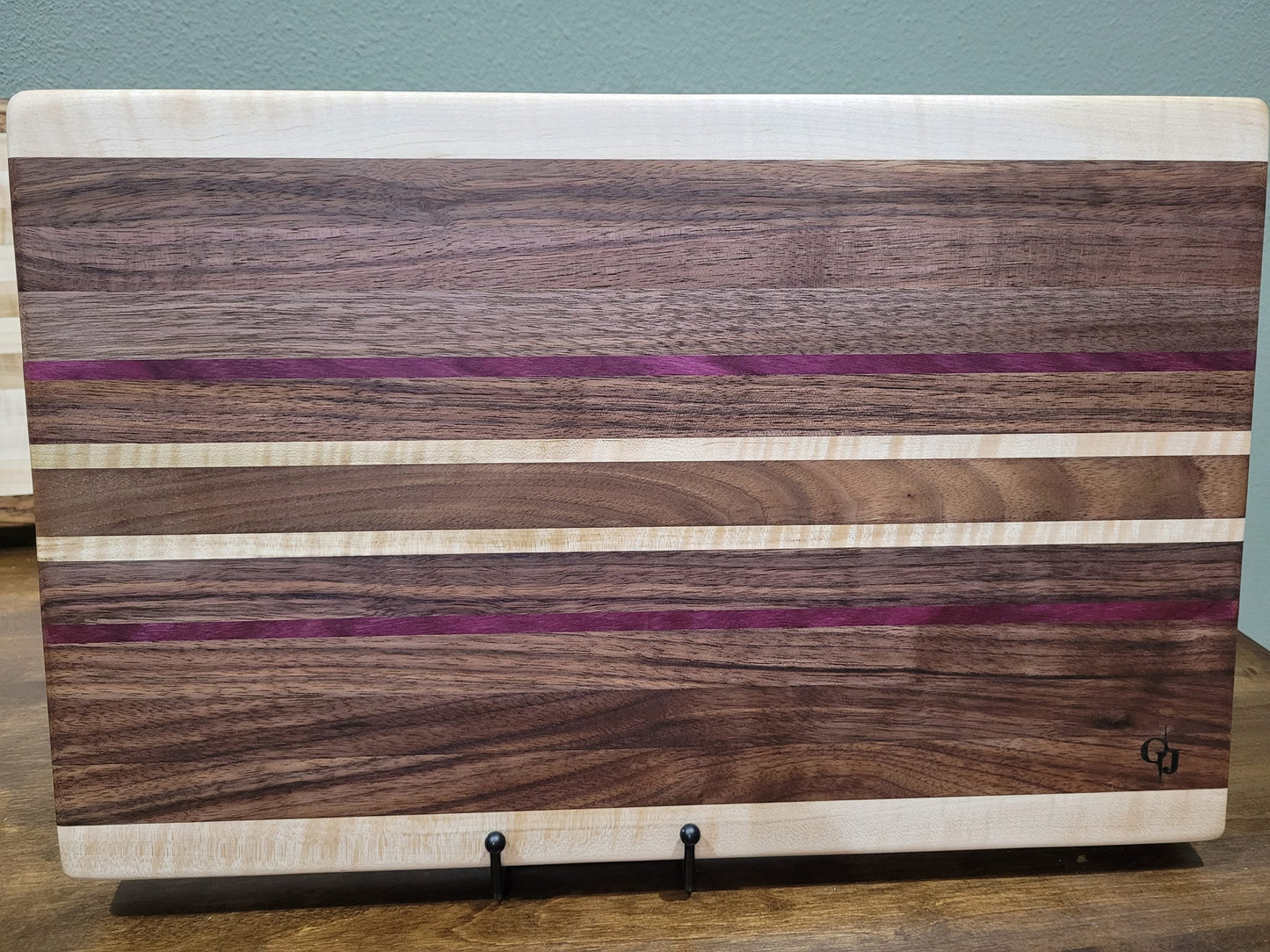 Maple/Walnut/Purple Heart Cutting Board