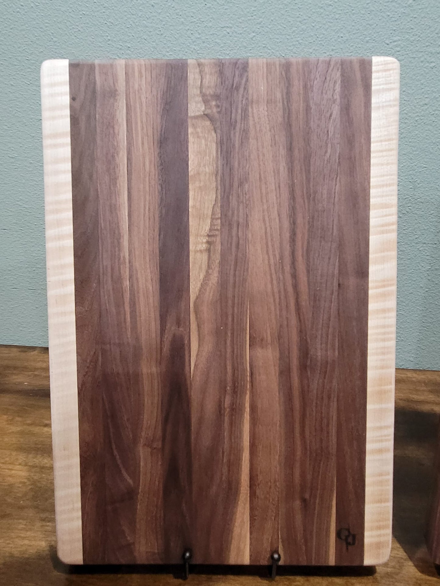 Walnut/Curly Maple Cutting Board