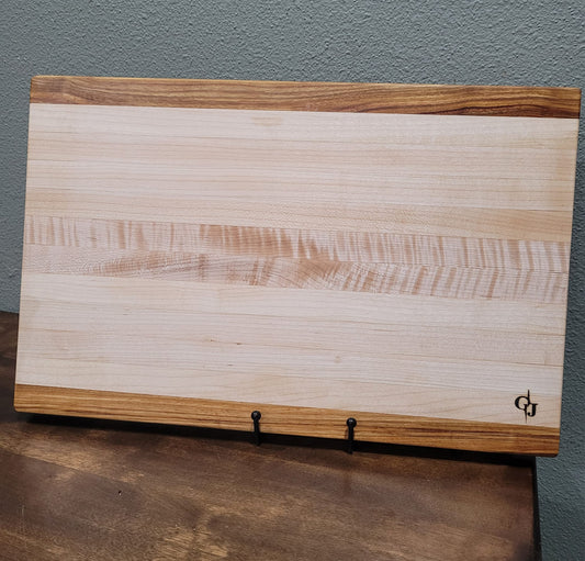 Maple/Curly Maple/Canary Wood Cutting Board