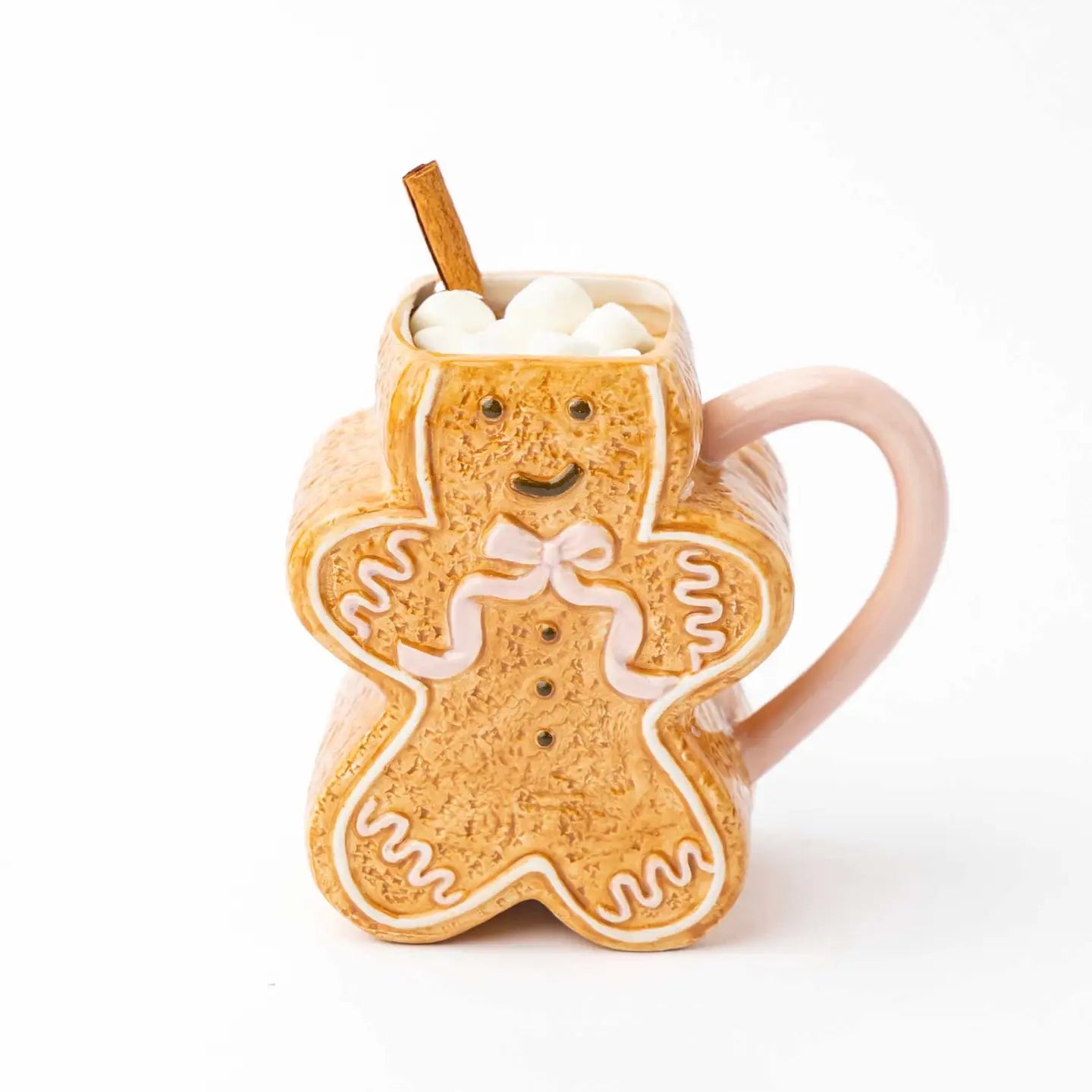 PINK GINGERBREAD COFFEE MUG