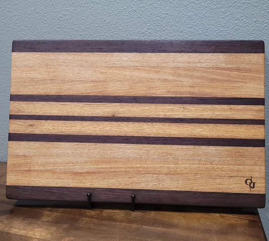 Vanilla Wood/Dark Walnut Cutting Board