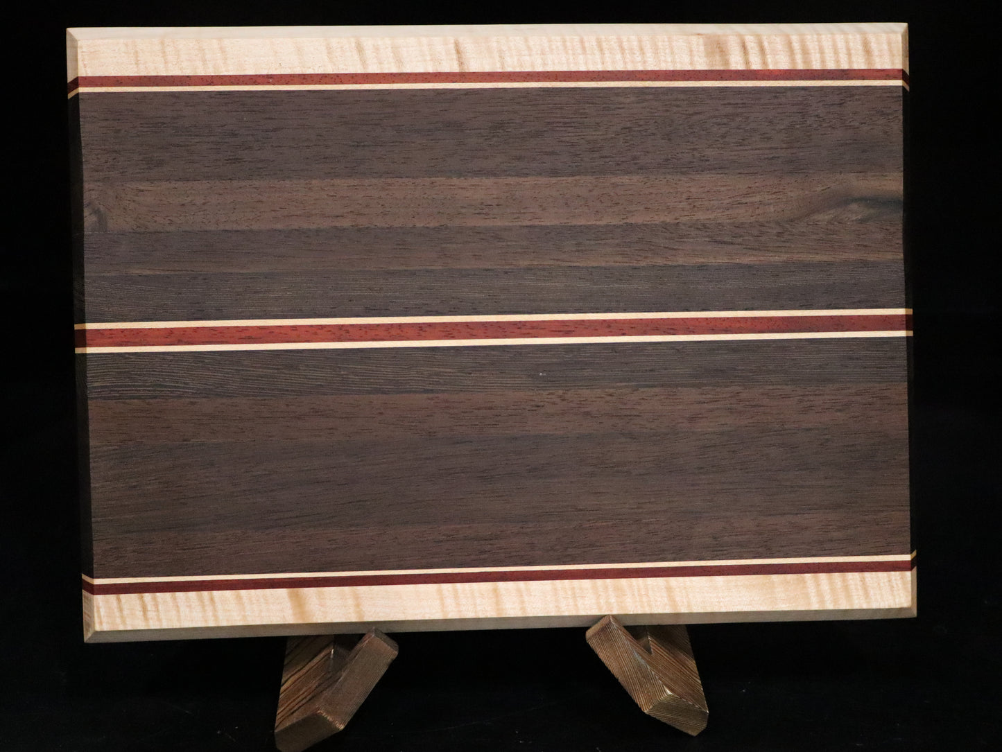 Multi-Hardwood Edge-Grain Cutting Board