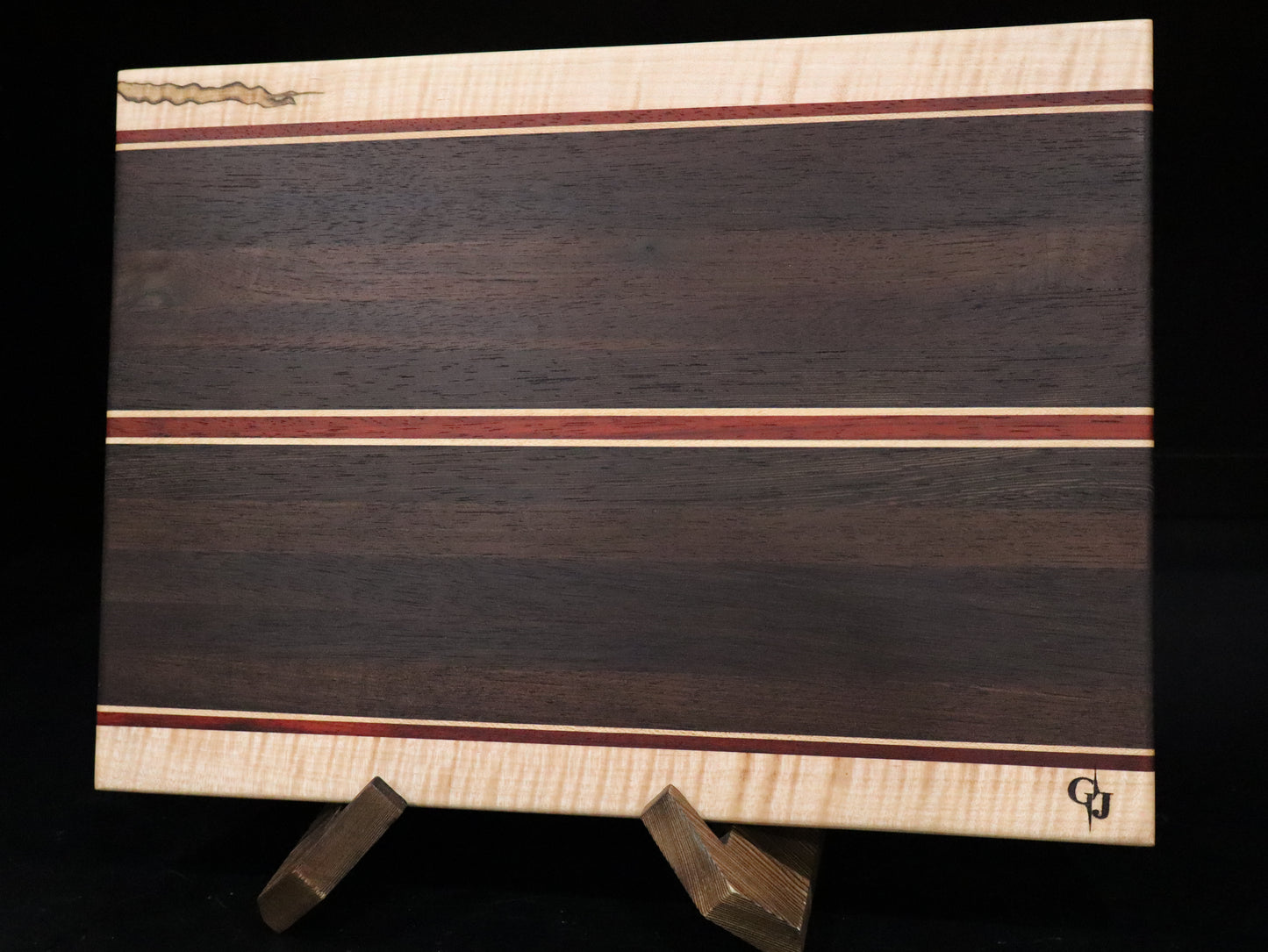 Multi-Hardwood Edge-Grain Cutting Board