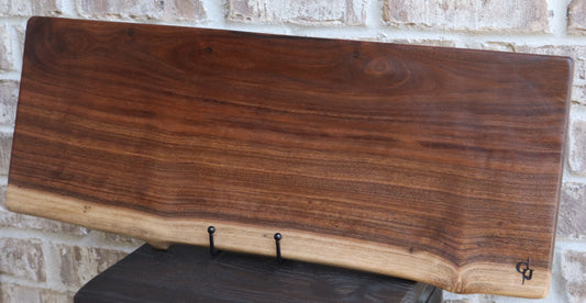 Walnut Live Edge Serving Board