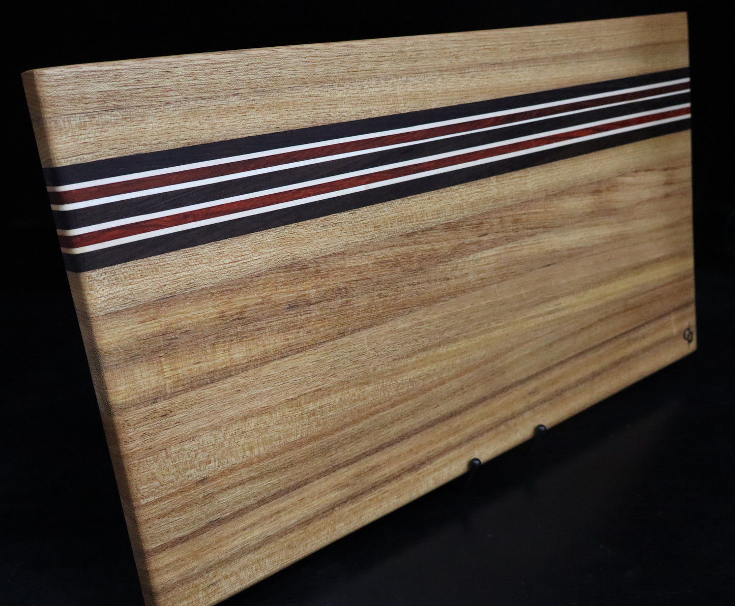 Brazilian Oak, Wenge, Maple, Padauk Edge Grain Cutting Board