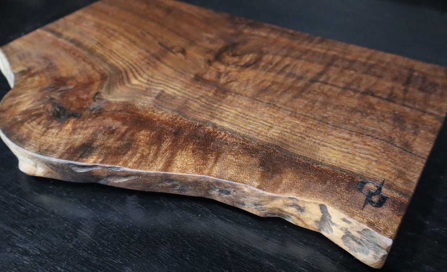 Live Edge Walnut Cheese board with feet