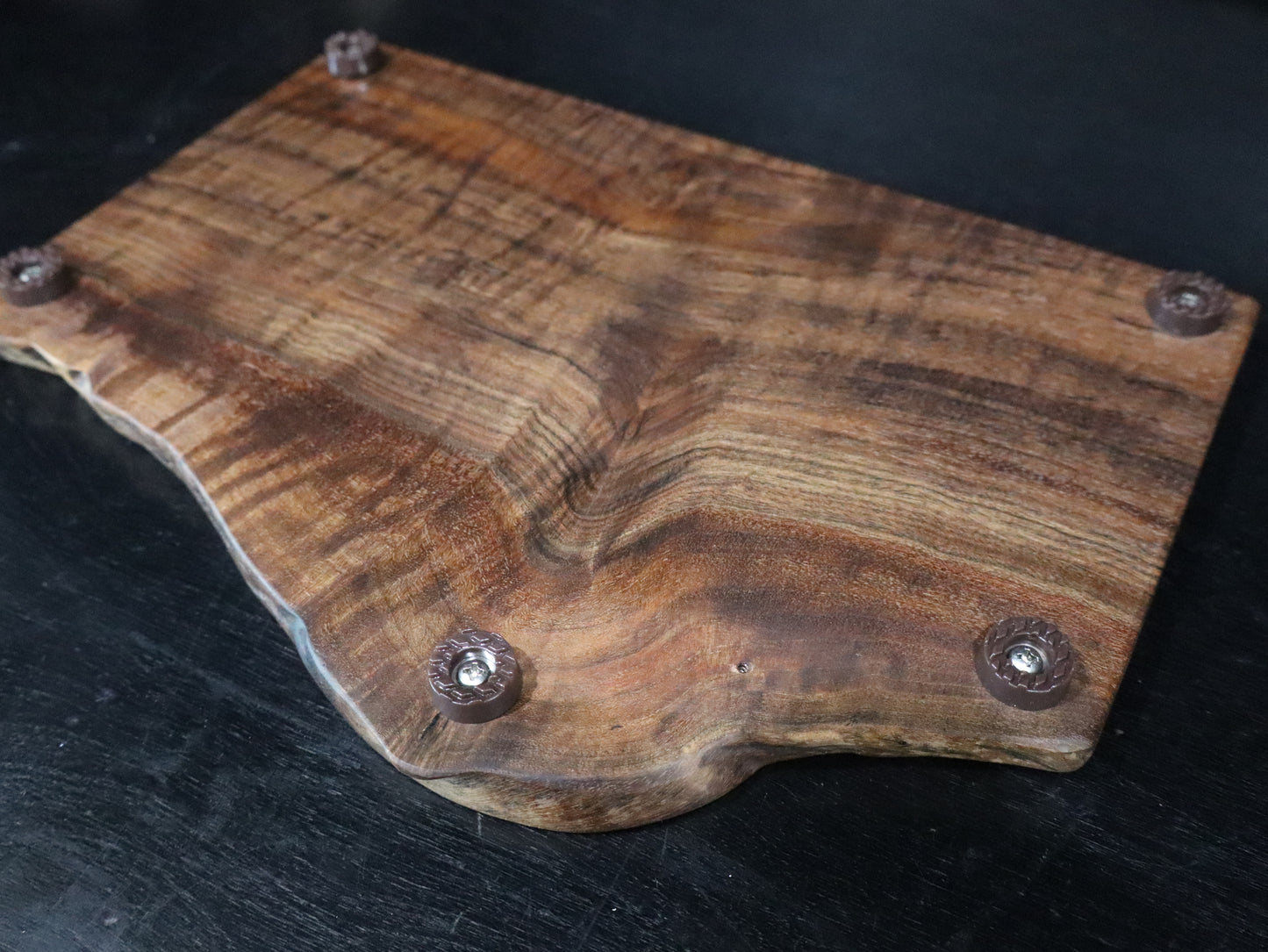 Live Edge Walnut Cheese board with feet