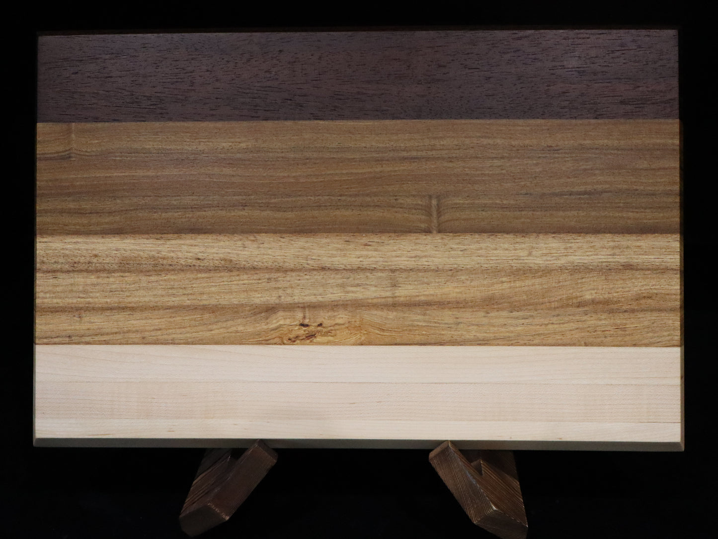 Multi-Hardwood Edge-Grain Cutting Board