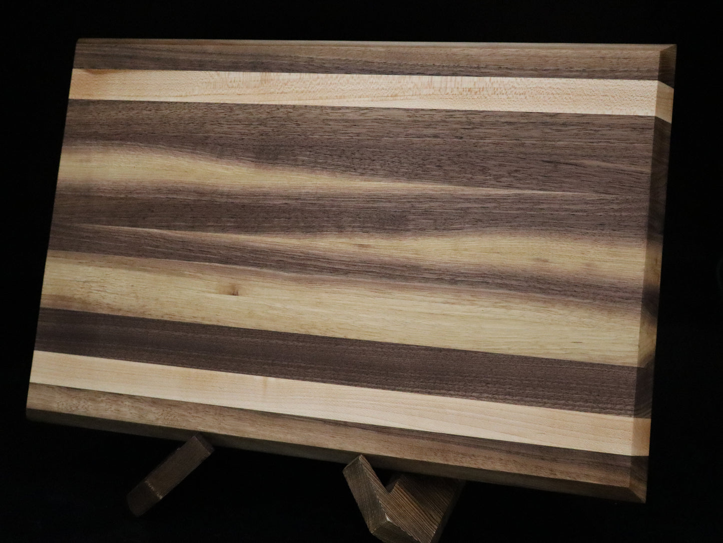 Walnut and Maple Edge Grain Cutting Board