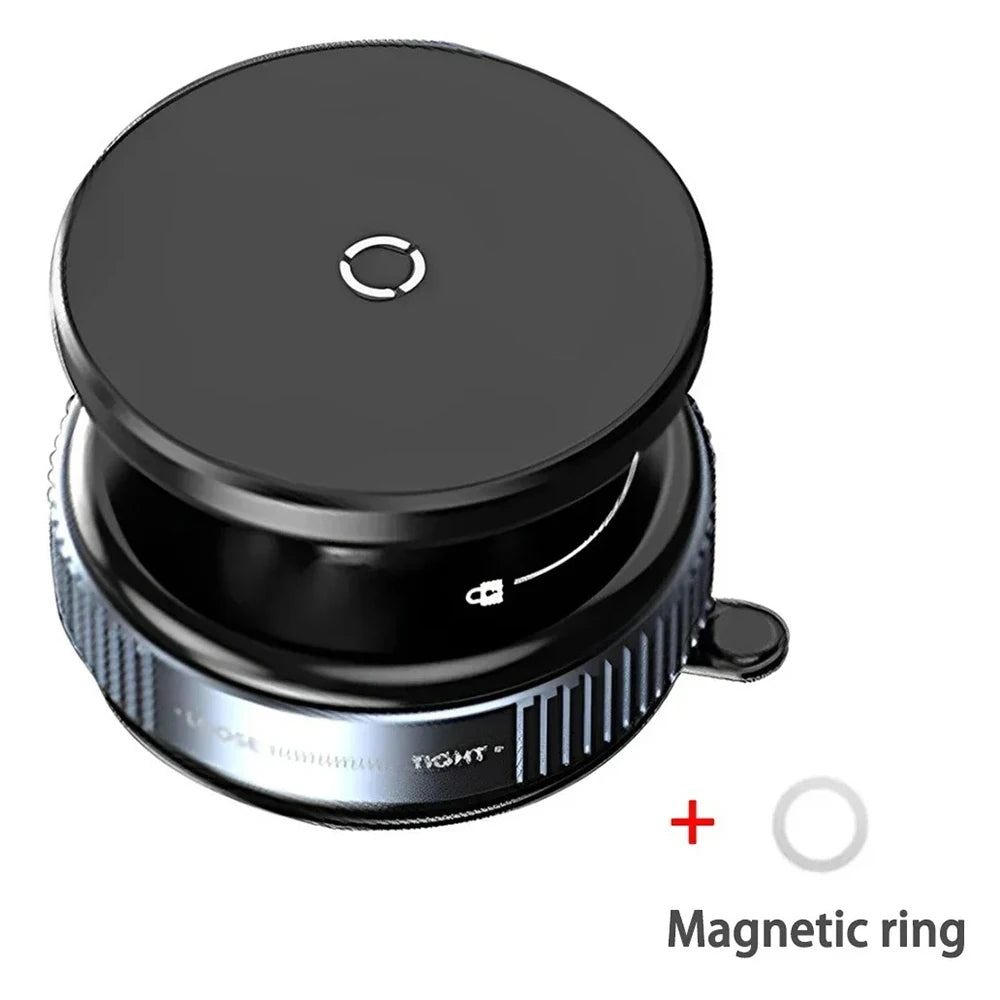 Universal Strong Magnetic Phone Holder 360° Adjustable Foldable Design Vacuum Car Mount For Cell Phone For iphone Live Streaming