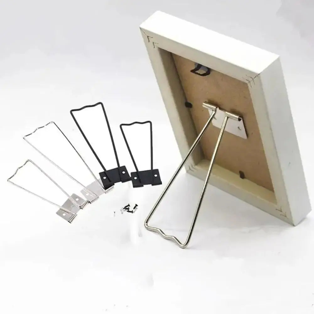 Iron Art Display Stands Storage Rack Metal Easel Stand For Photo Picture Frame Oil Painting Plate Book Organizer Shelf Holder