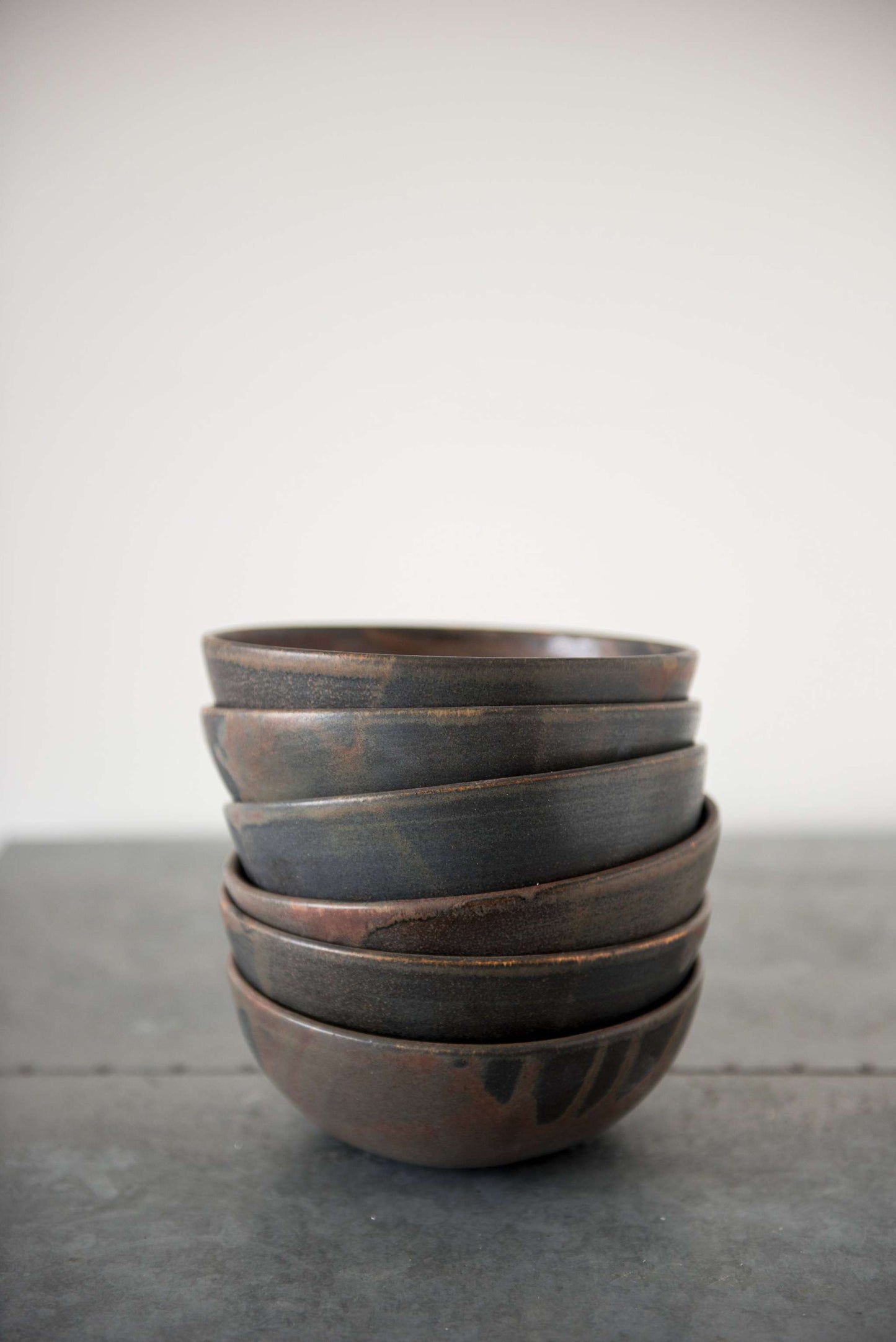 Rust Stoneware Soup Bowl