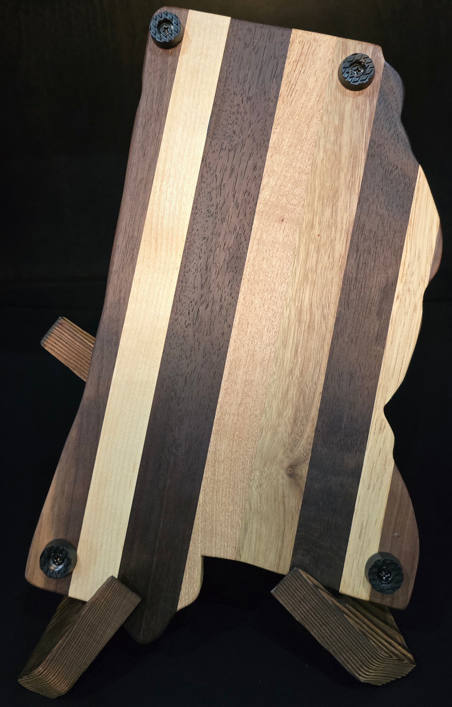 Mississippi Shaped Multi-Hardwood Cheese Board