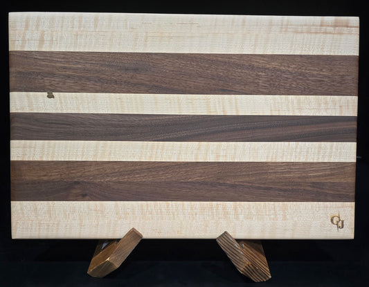 Walnut and Maple Striped Board