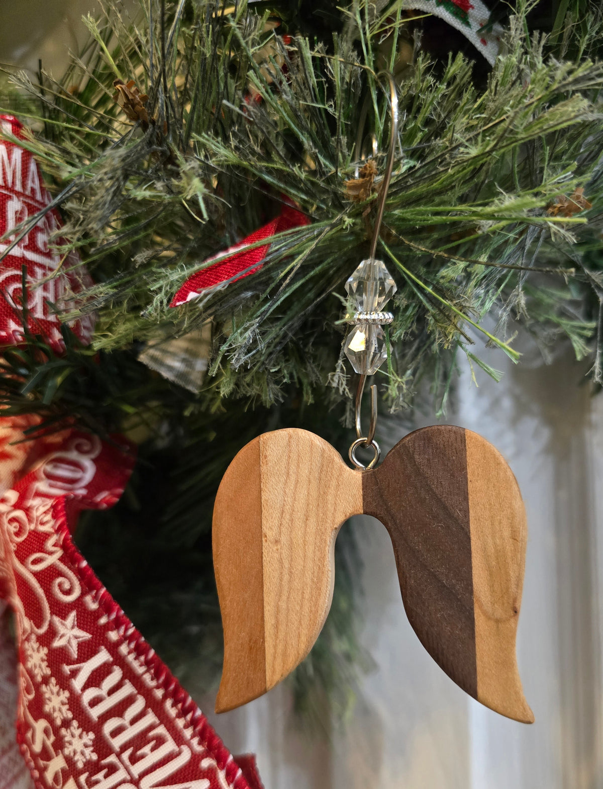 Angel Wing Christmas Ornaments