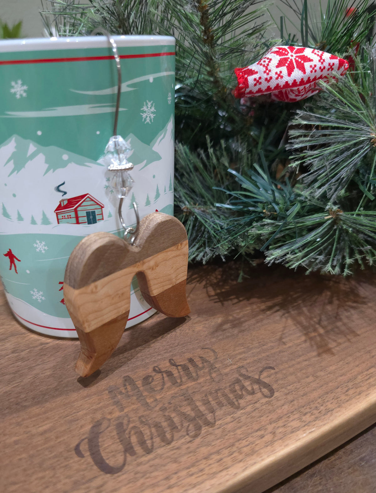 Angel Wing Christmas Ornaments