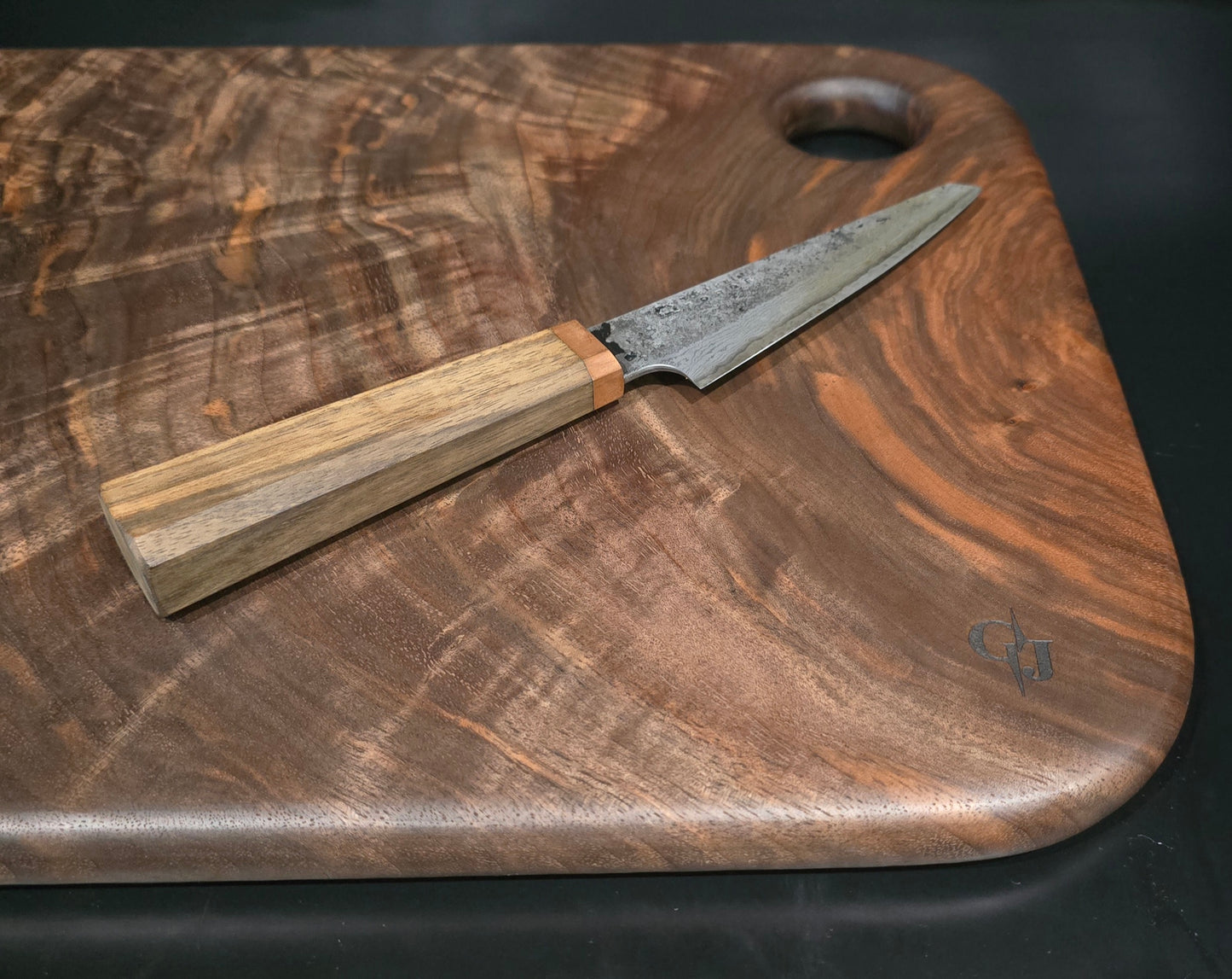 Claro Walnut Cutting Board 19x12 | Large Wooden Serving Board, Luxury Charcuterie Board, Handcrafted Wood Pastry Board, Unique Housewarming Gift