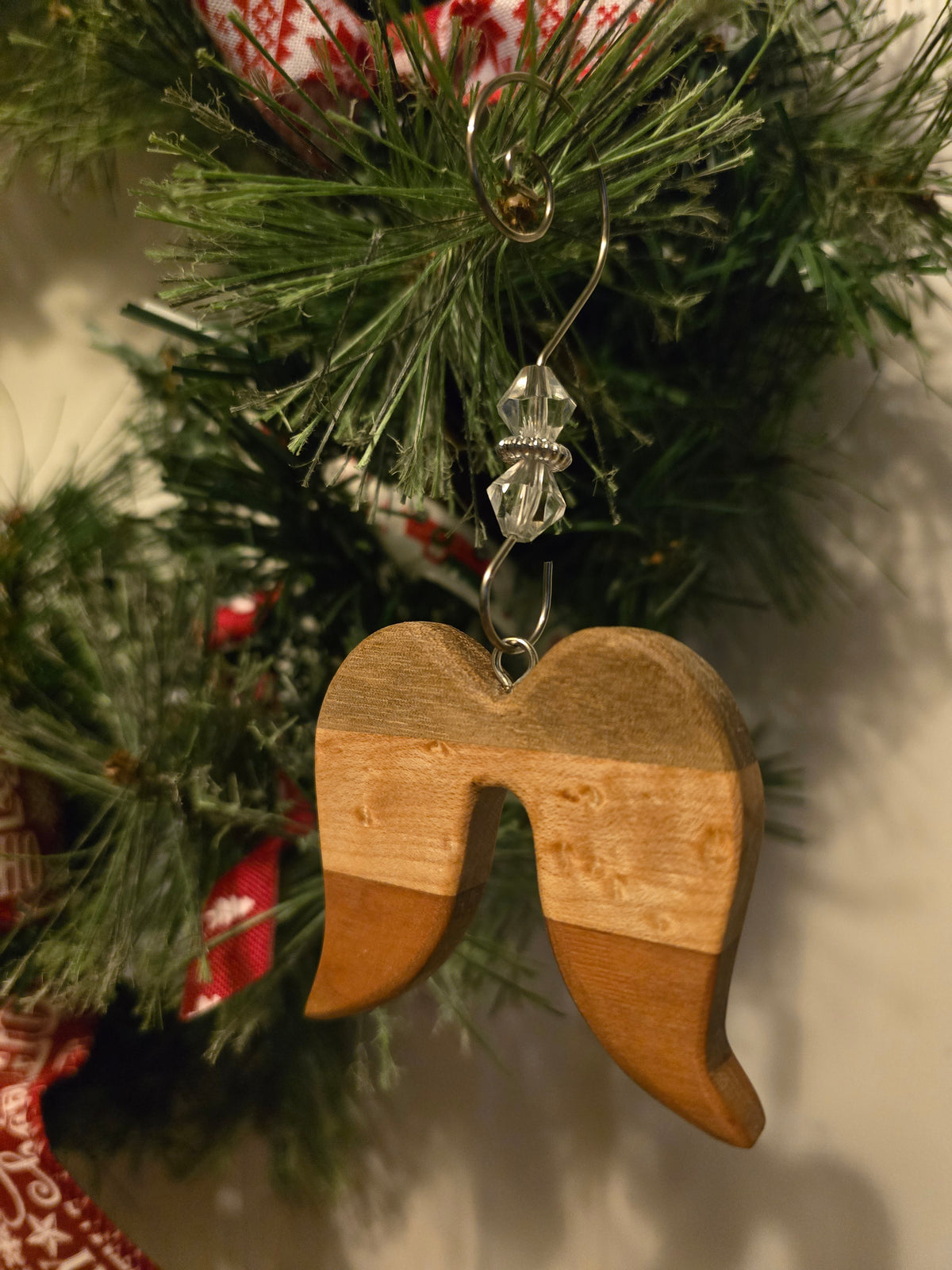 Angel Wing Christmas Ornaments
