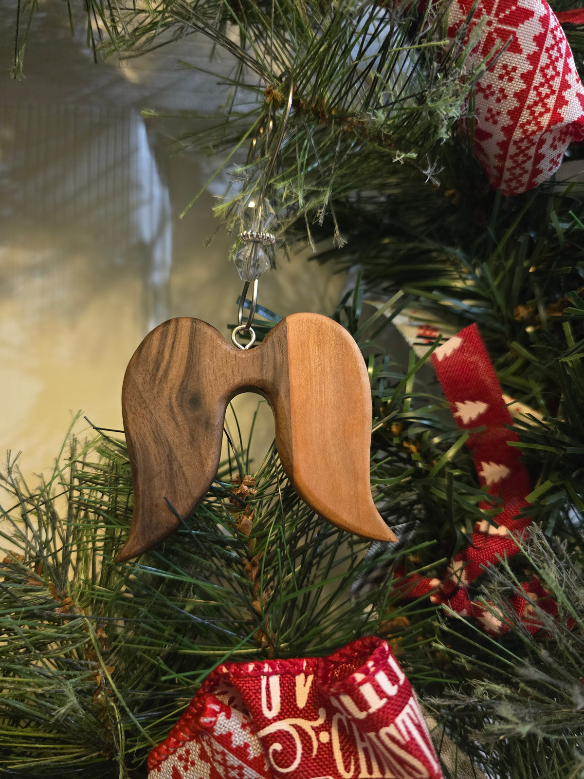 Angel Wing Christmas Ornaments