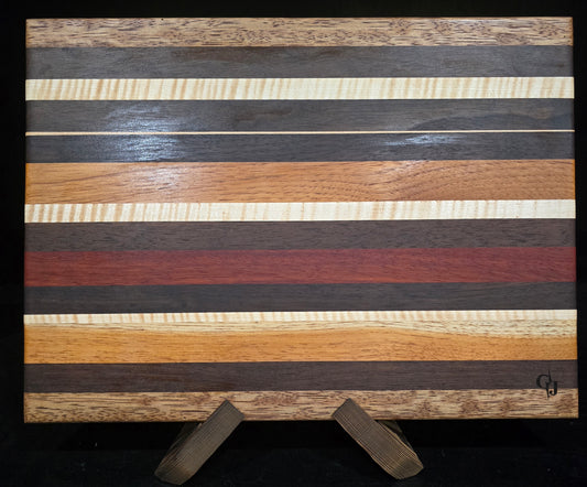 Multi Hardwood Edge Grain Cutting Board