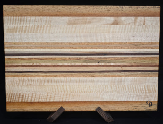 Multi-Hardwood Edge-grain Cutting Board